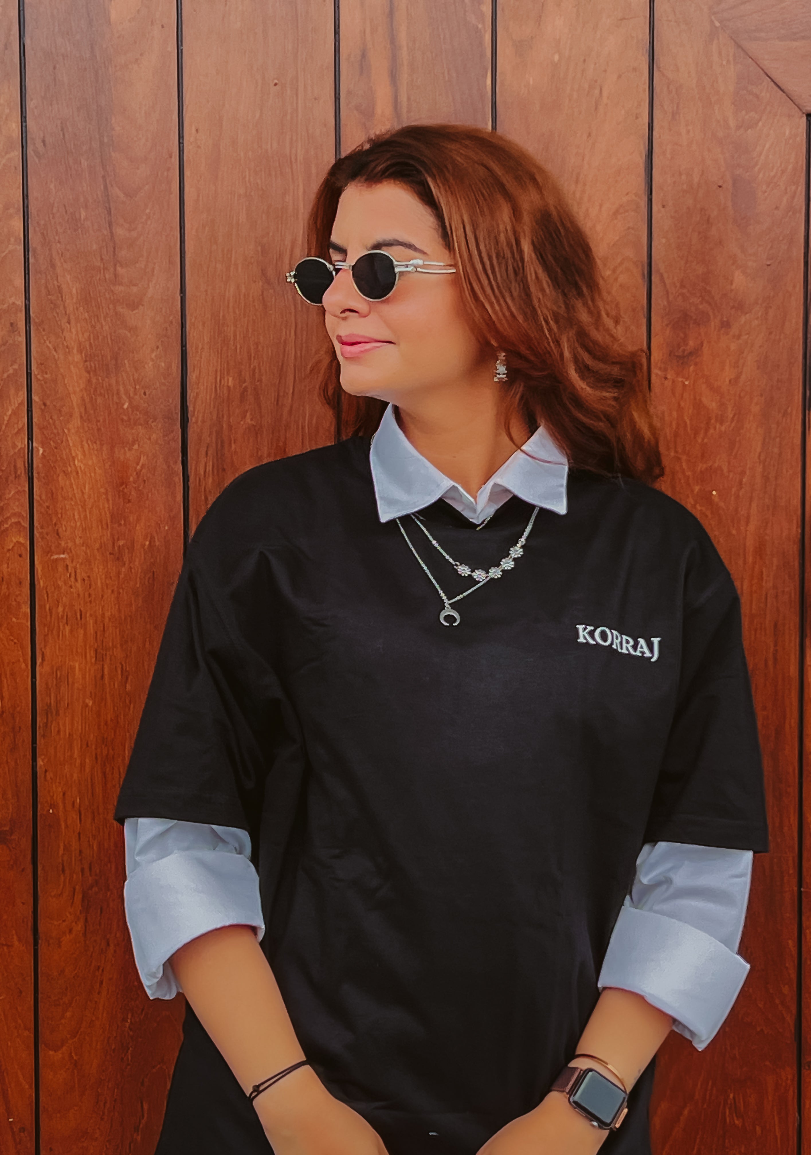 Printed | Polo Neck | Dejavu Oversized Tee