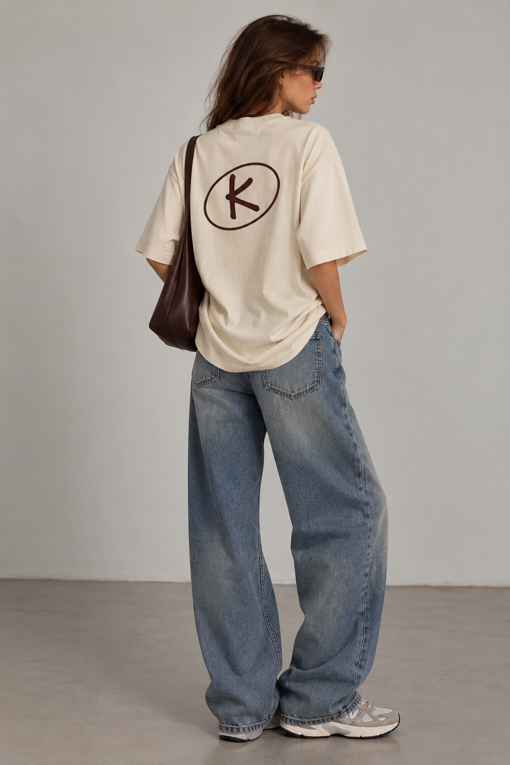 Signature Cream Oversized T-Shirt