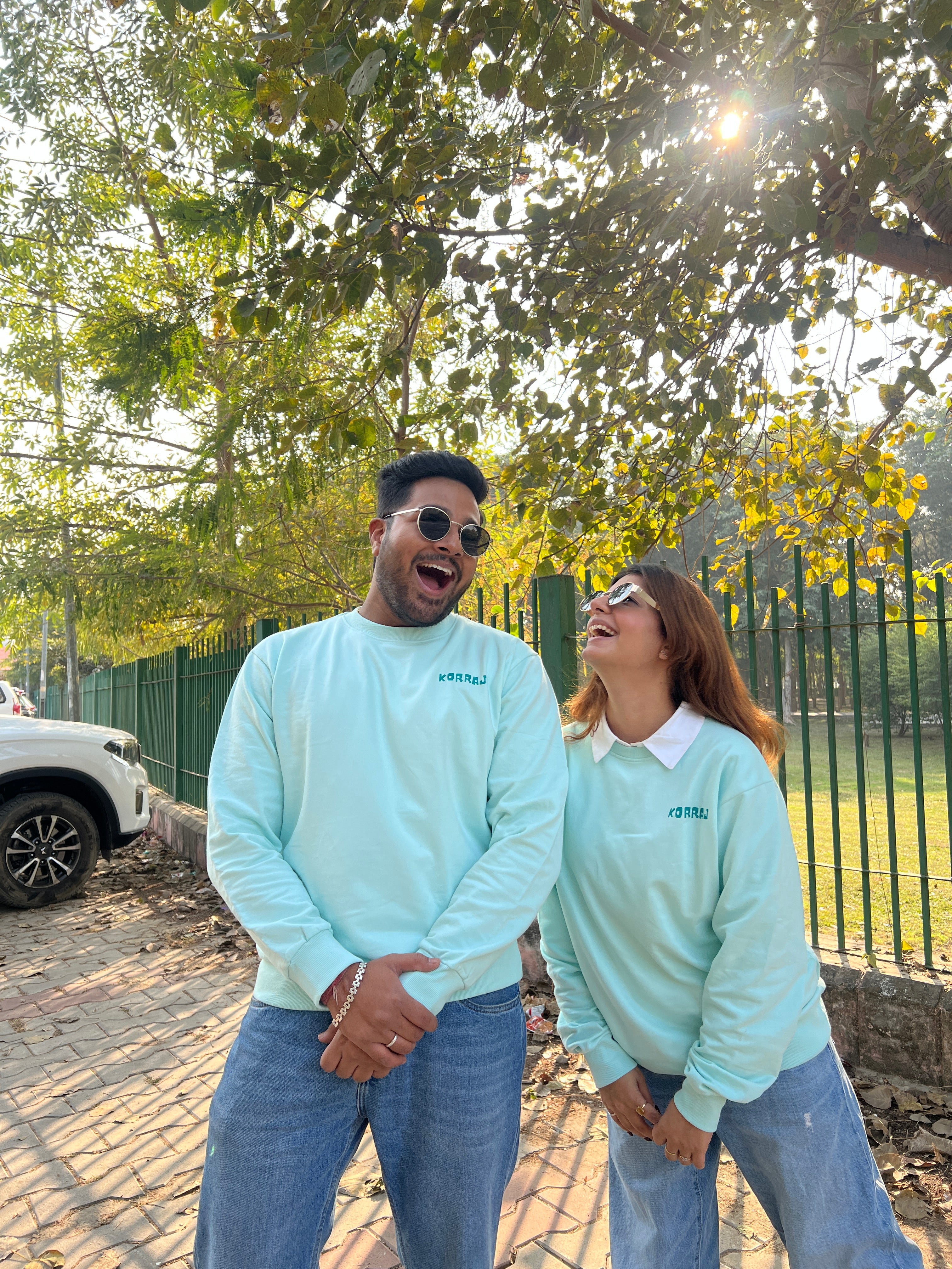 Signature Sweatshirt Mint Green - Sweatshirt For Men And Women