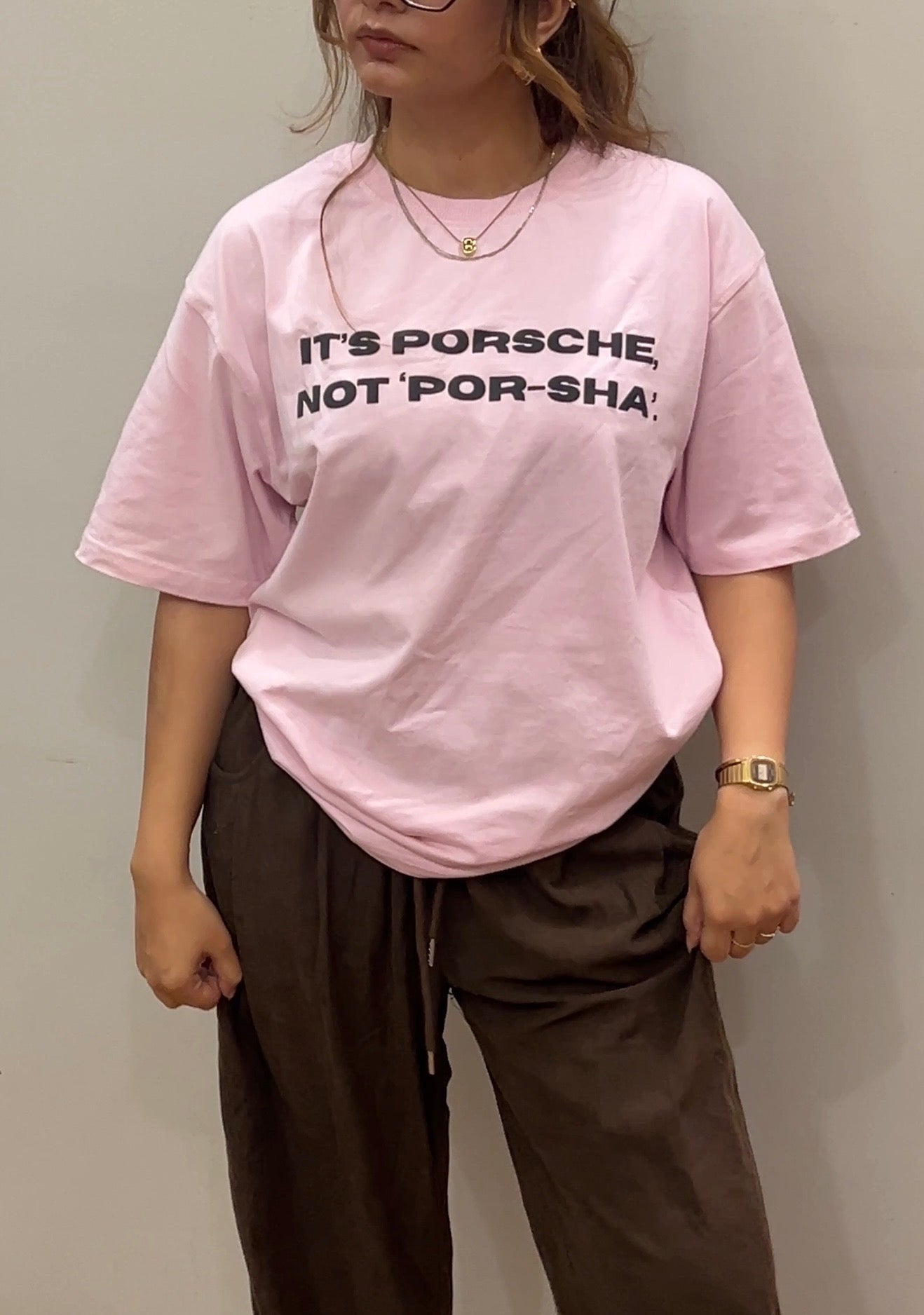 Unisex Oversized Porsche T-Shirt