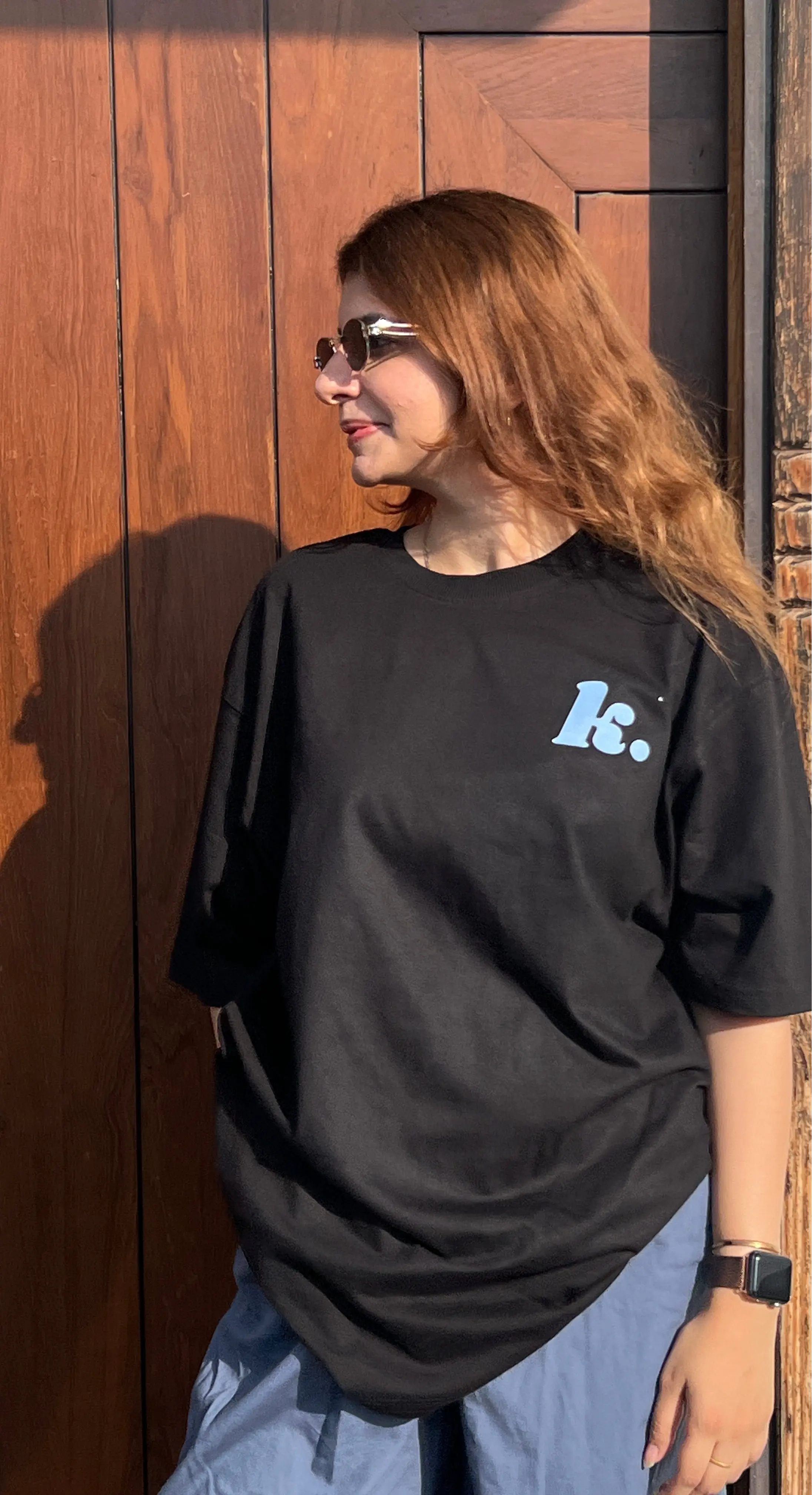 Black | Free as a Bird | Unisex Oversized Tee