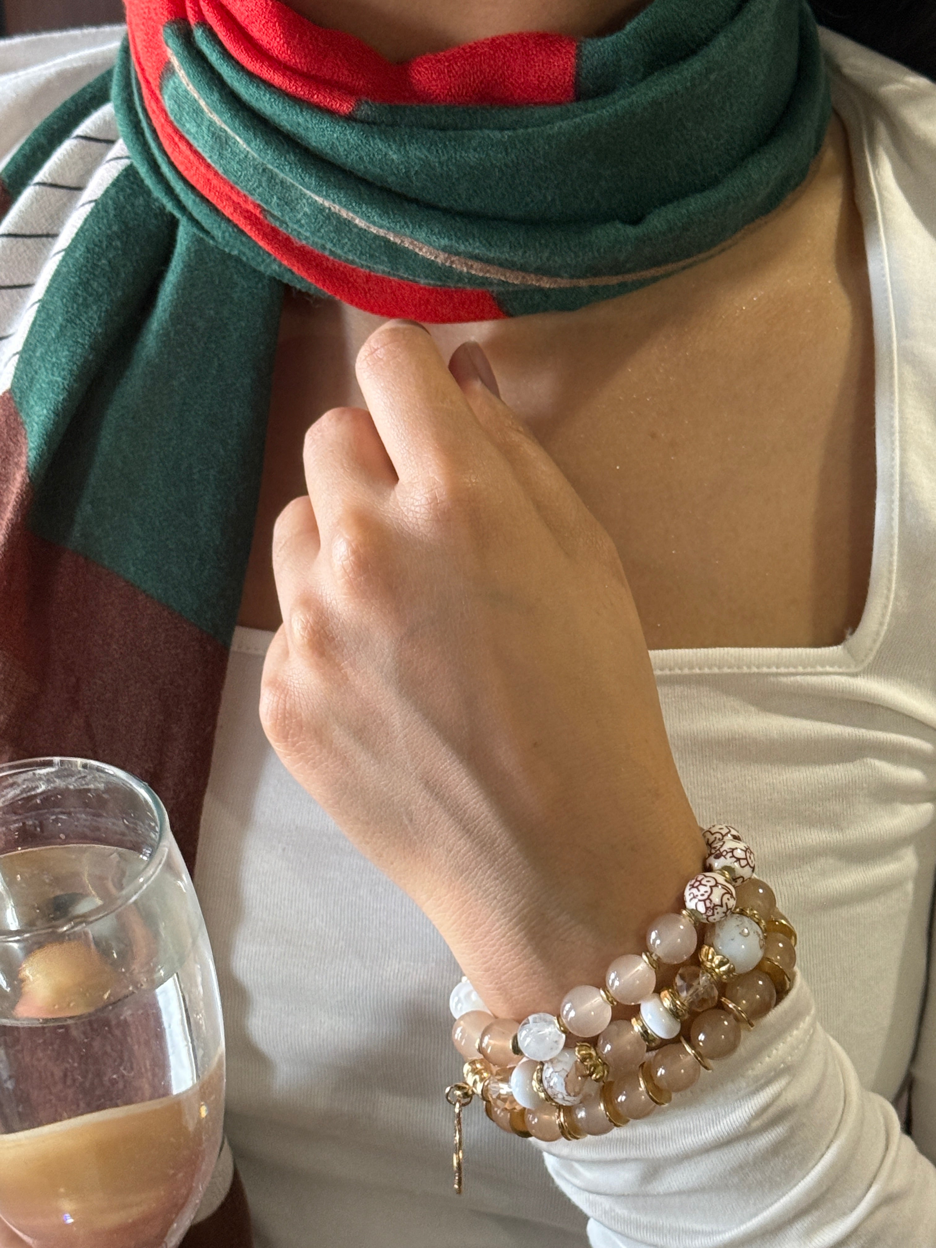 Tassel Stretch Bracelet Stack for Women