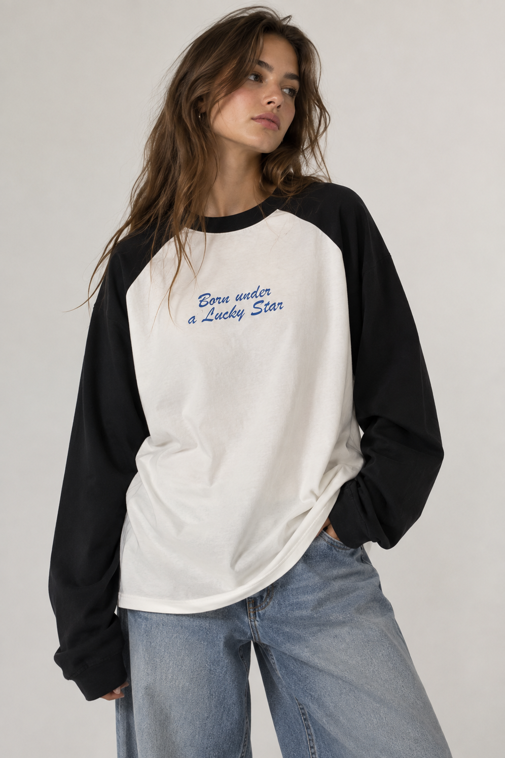 Lucky Star Full Sleeve Raglan T-Shirt