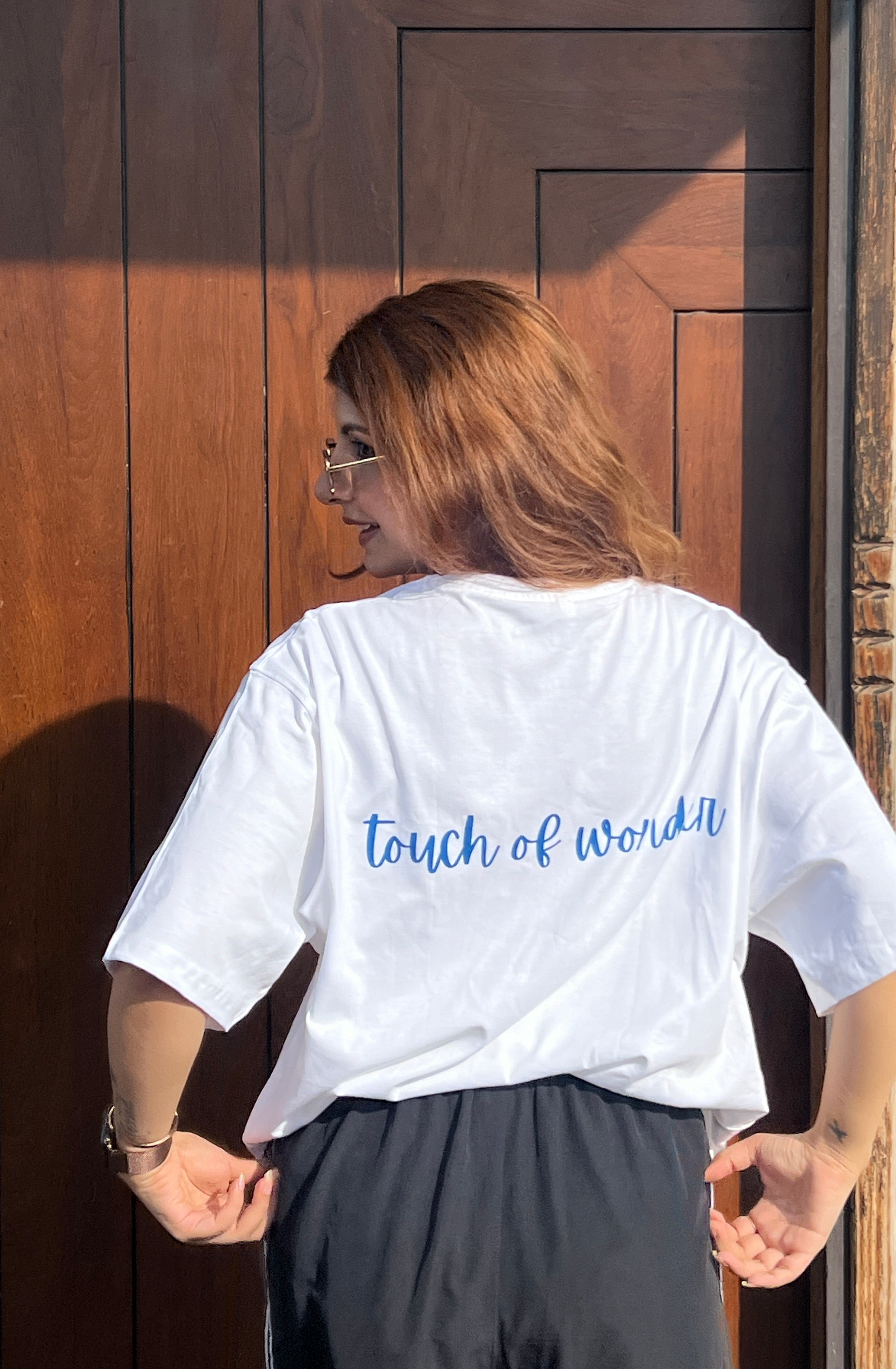 White | Touch of wonder | Oversized Tshirt