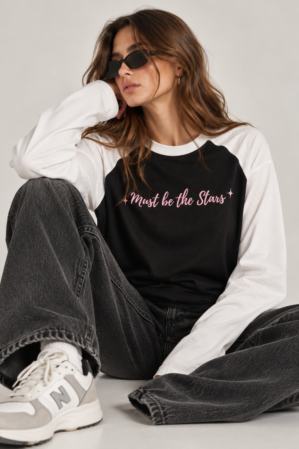 Stars Full Sleeve Raglan T-Shirt