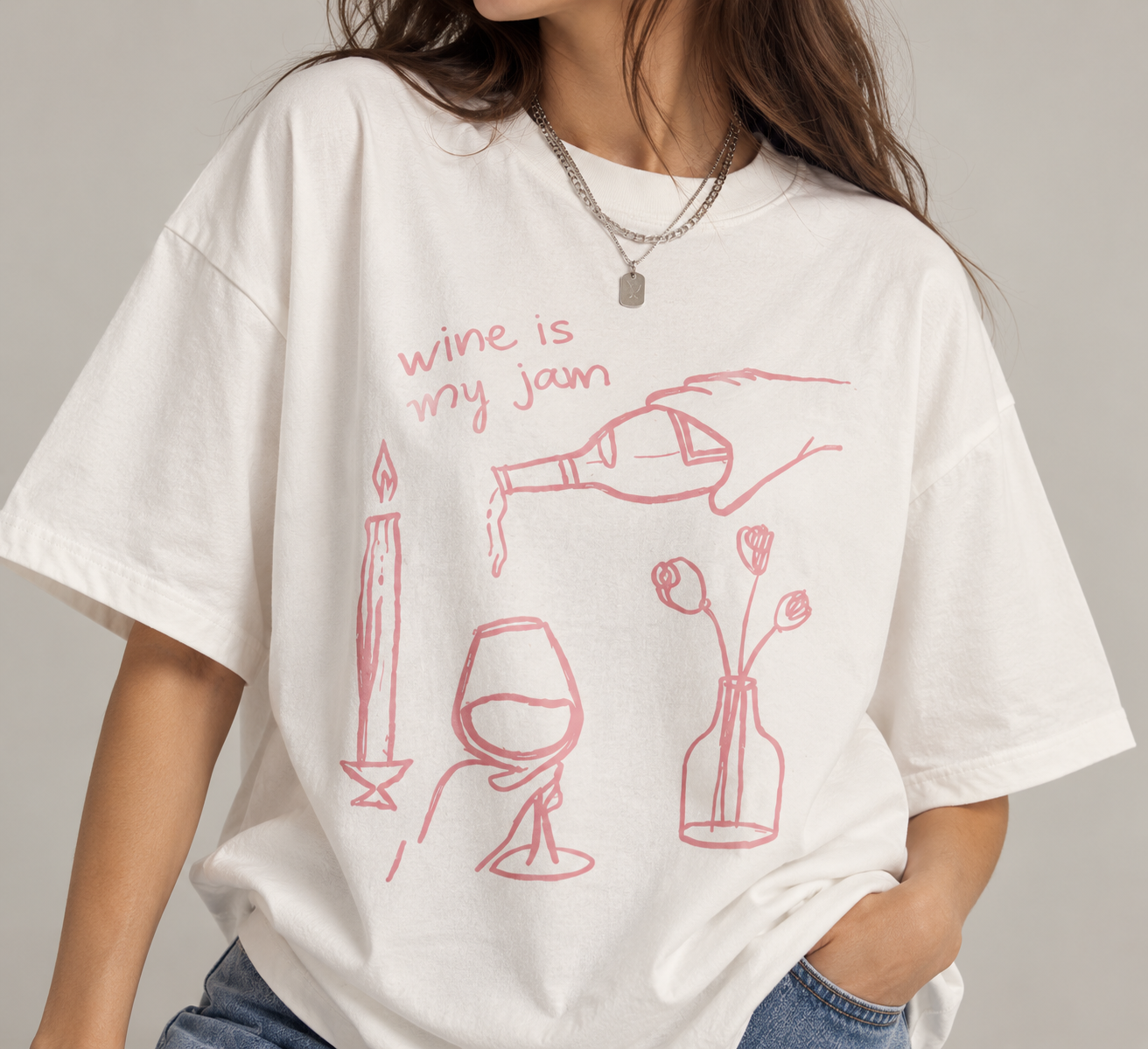 White Wine T-Shirt