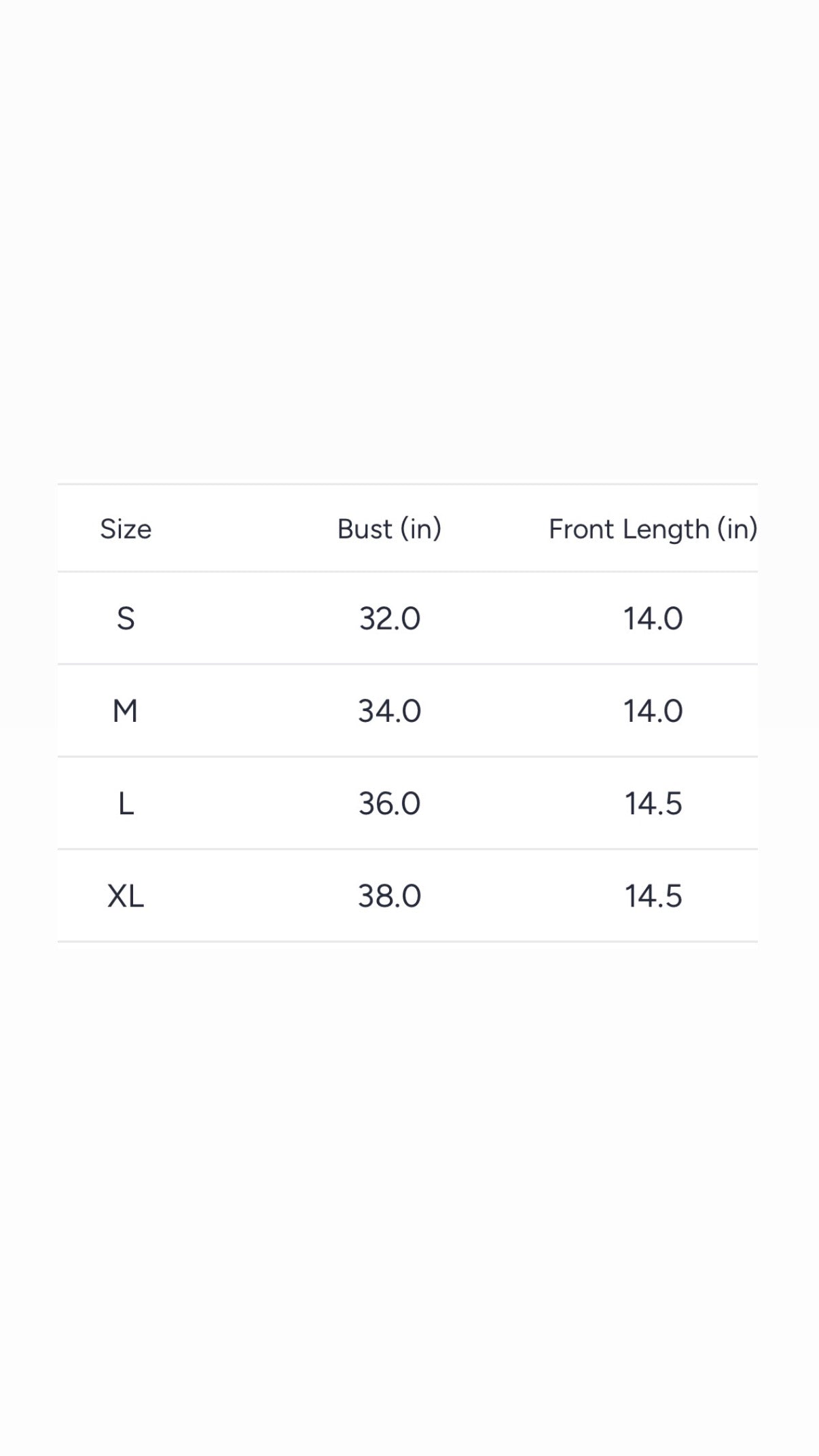 Size guide