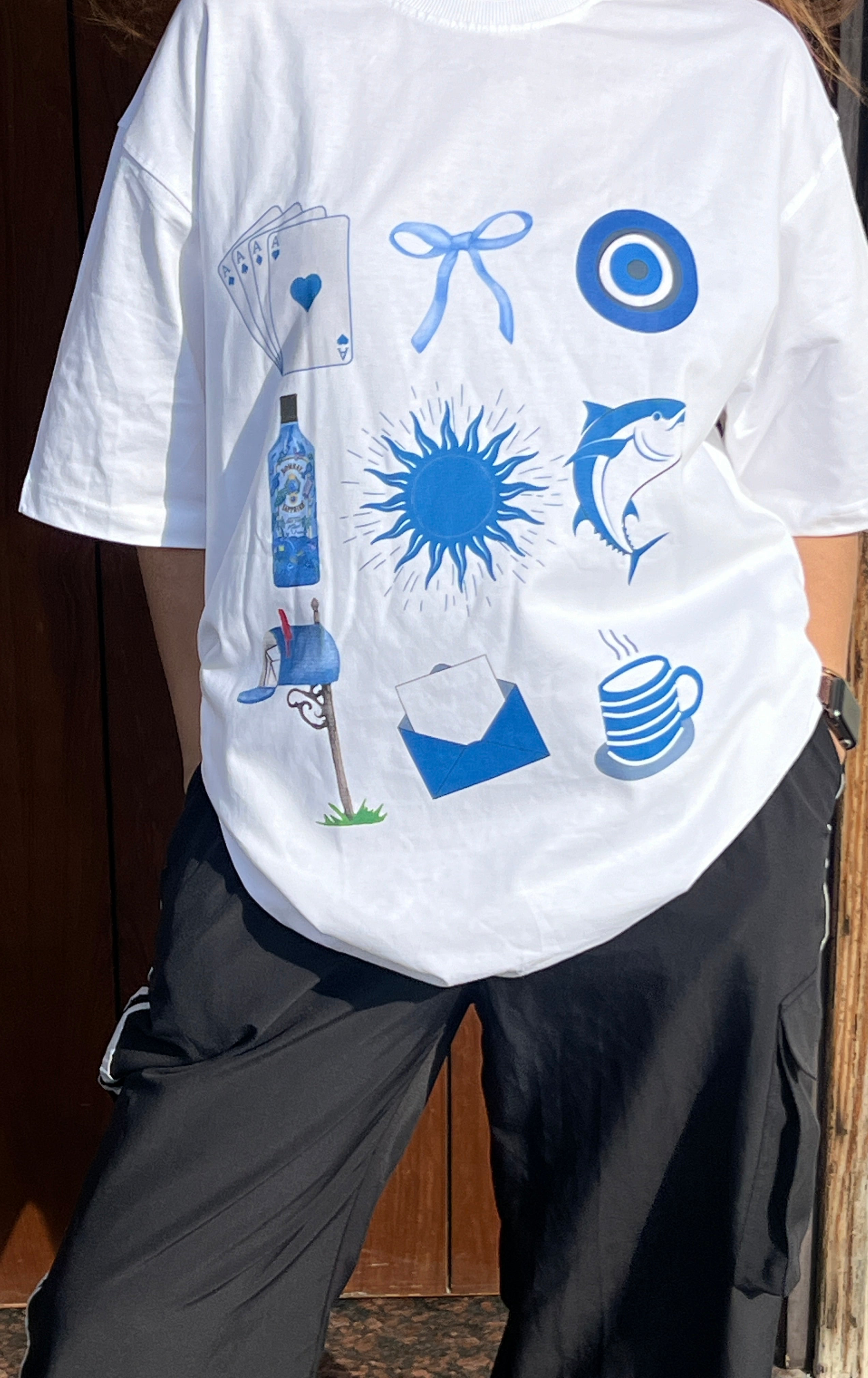 White | Touch of wonder | Oversized Tshirt