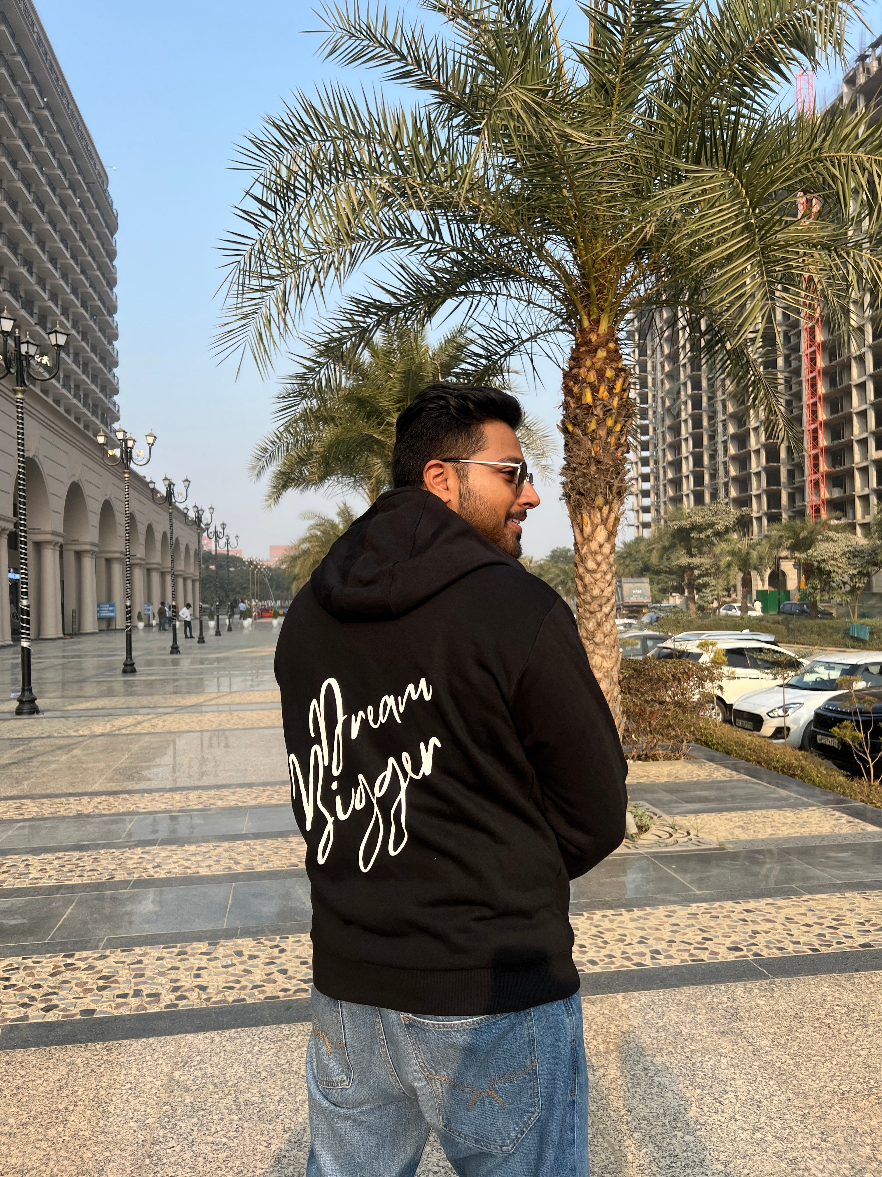 Dream Bigger Hoodies for Men & Women | Stylish & Comfortable | Zipper Hoodie