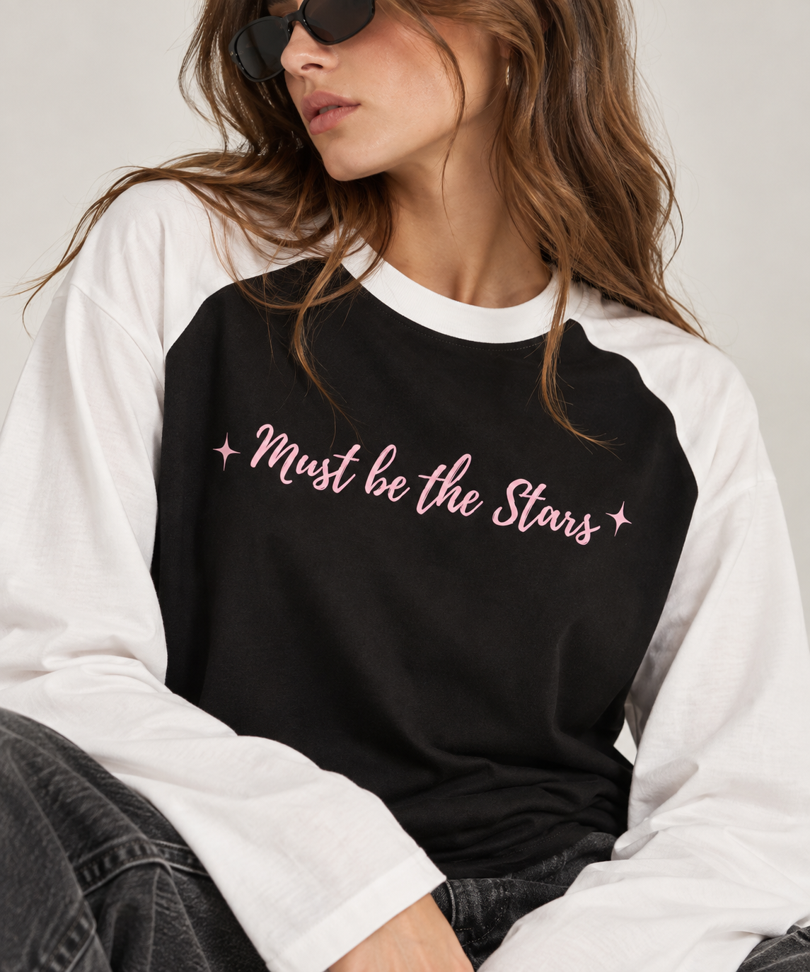 Stars Full Sleeve Raglan T-Shirt
