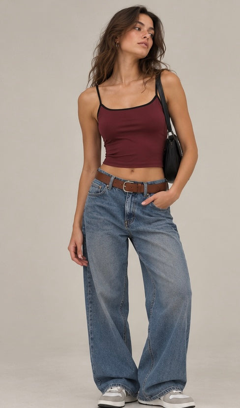 Women Fitted Crop Top