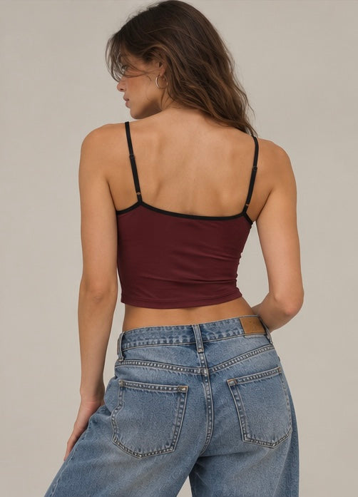 Women Fitted Crop Top