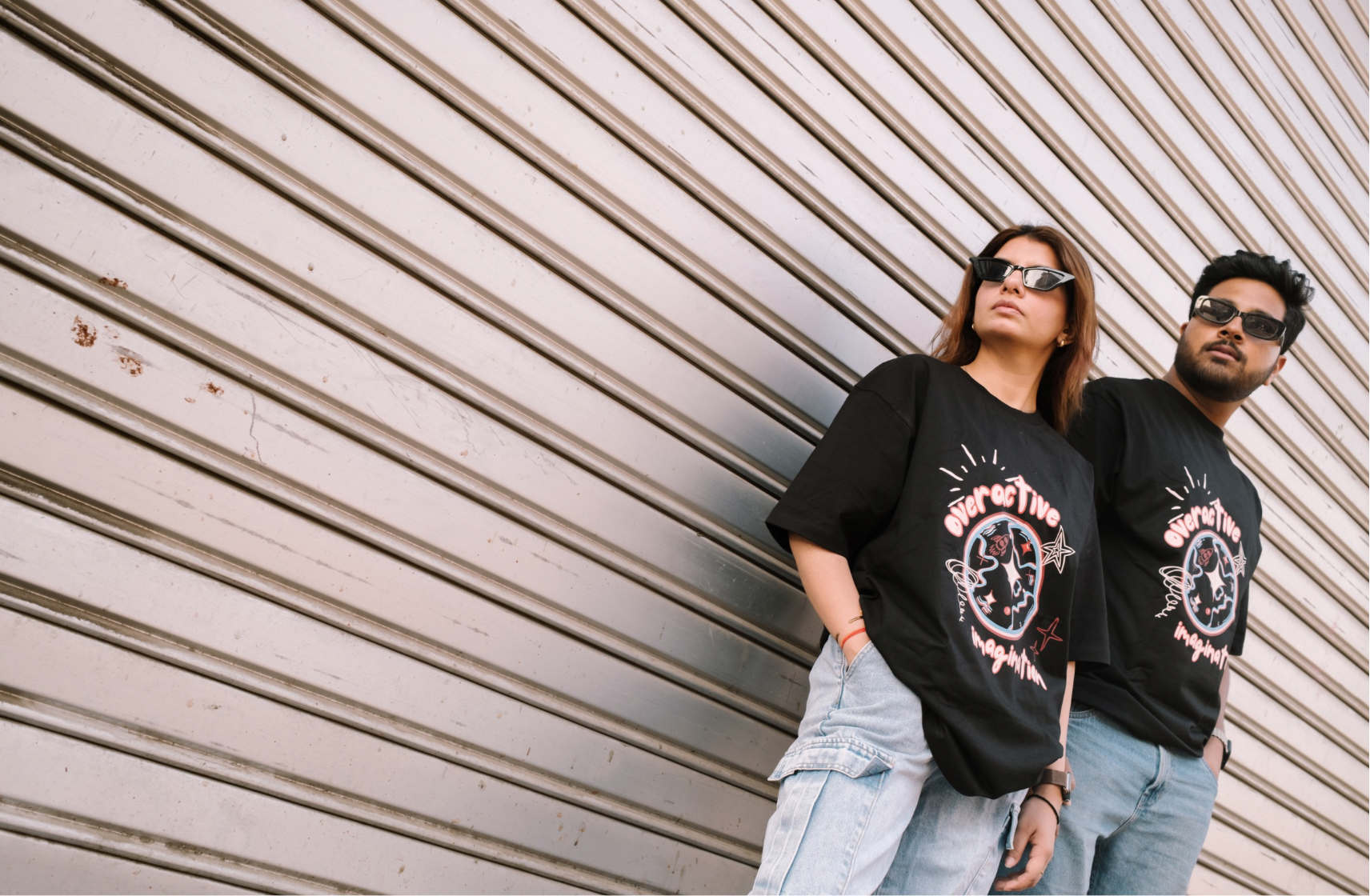 Overactive Imagination |Black| Soft Cotton|Unisex Oversized Tee