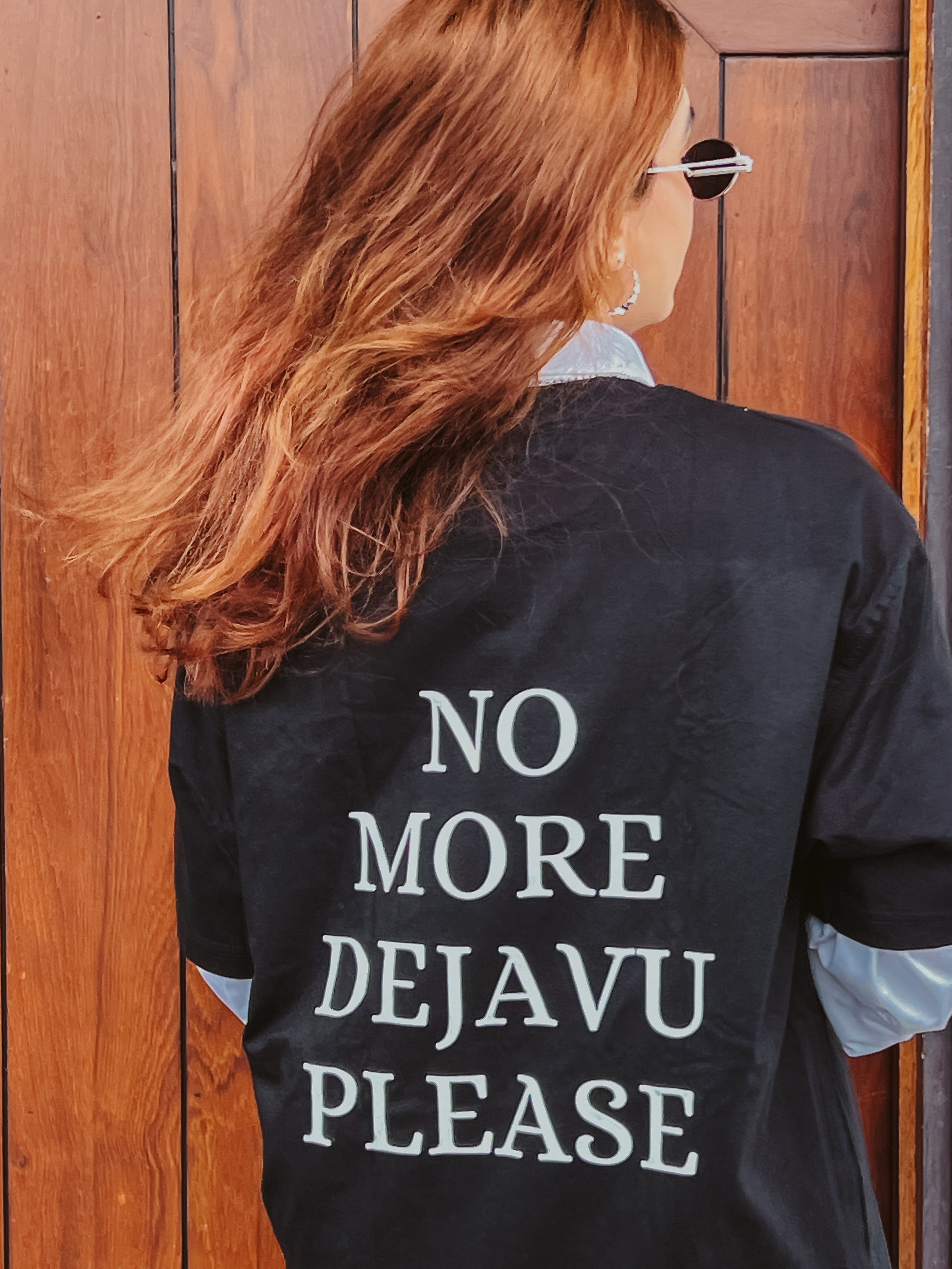 Printed | Polo Neck | Dejavu Oversized Tee