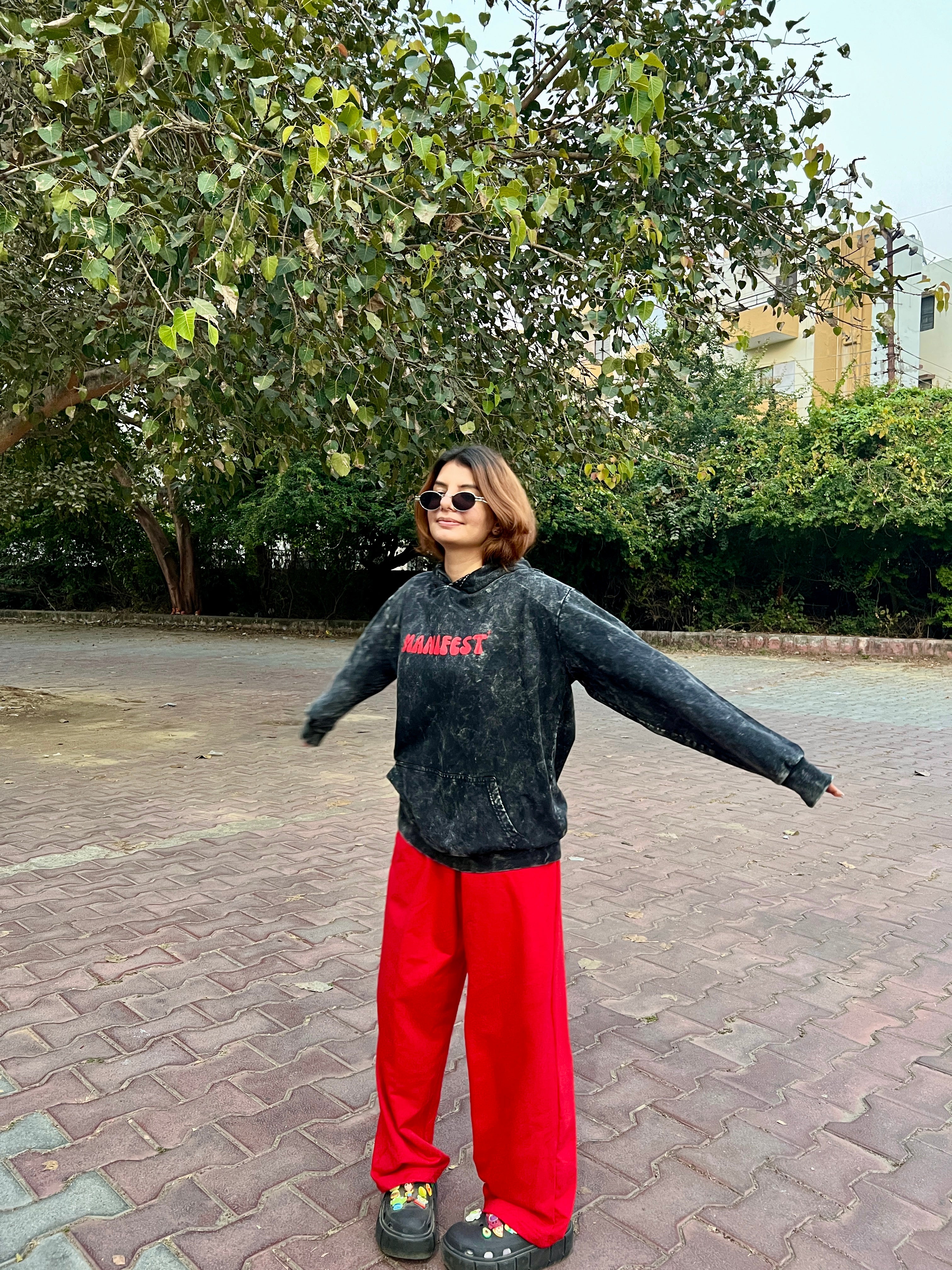 Acid Wash Hoodie - Korraj Manifest Hoodie