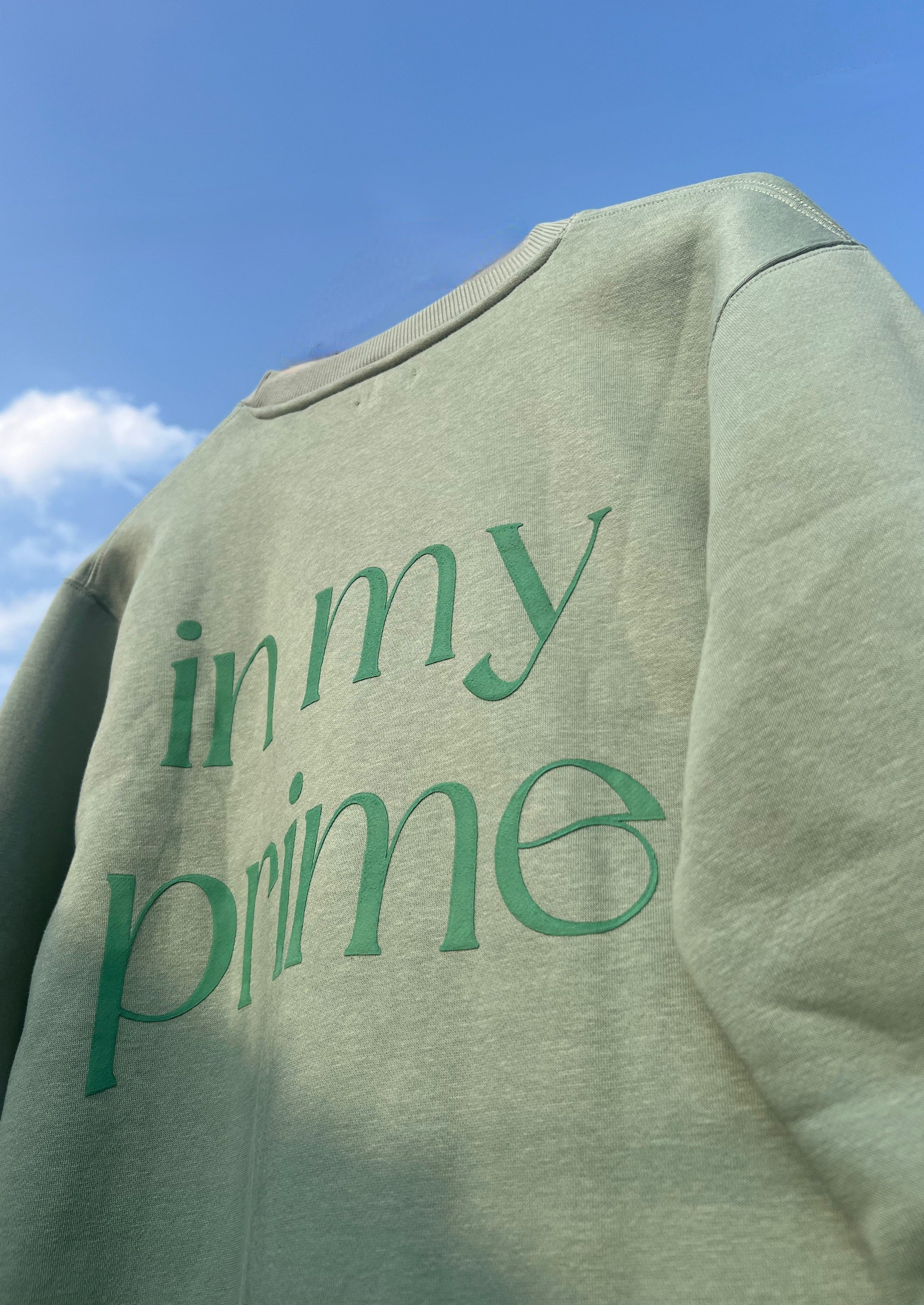 Pure Cotton | Pista Green In My Prime Sweatshirt