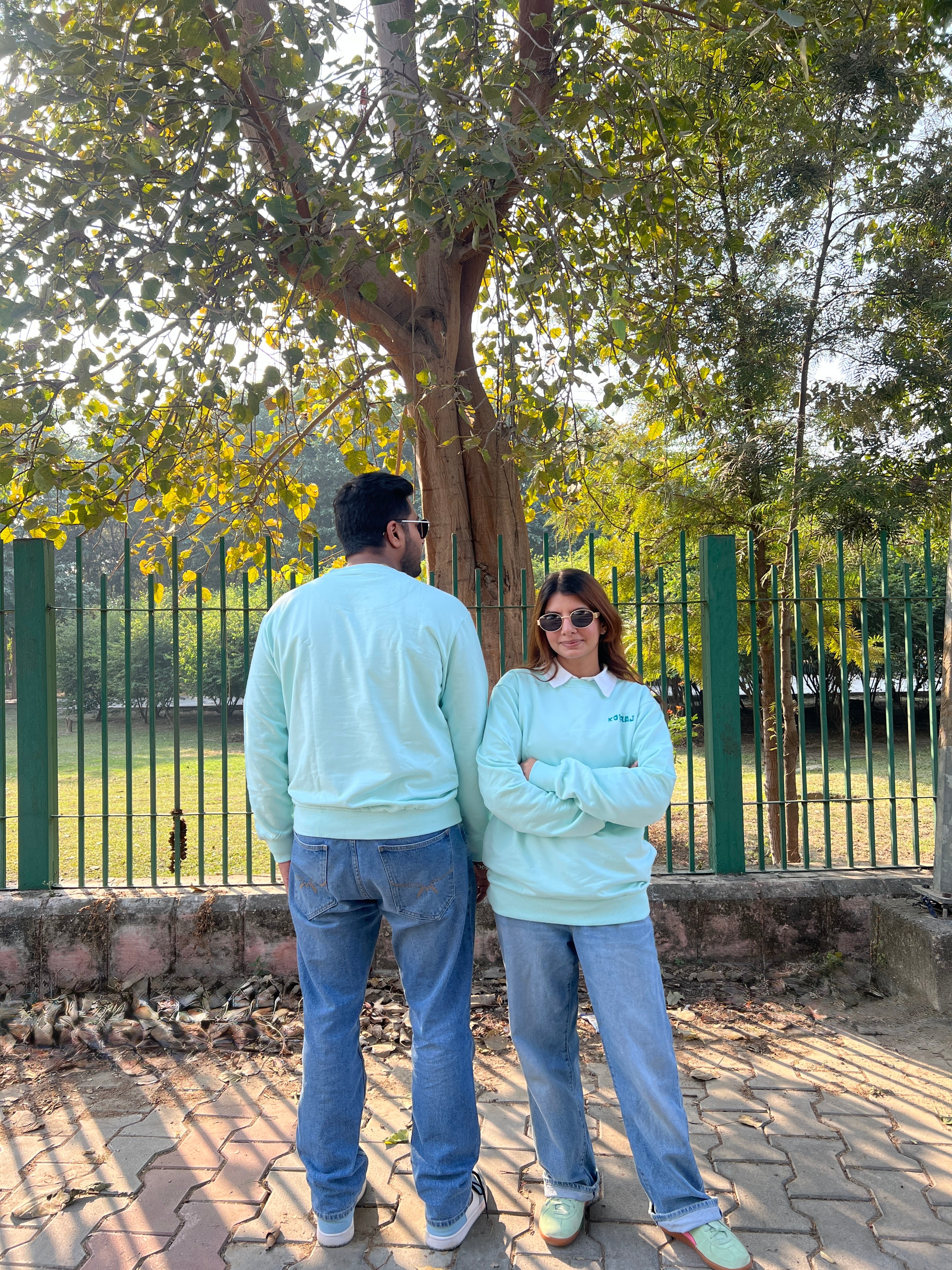 Signature Sweatshirt Mint Green - Sweatshirt For Men And Women