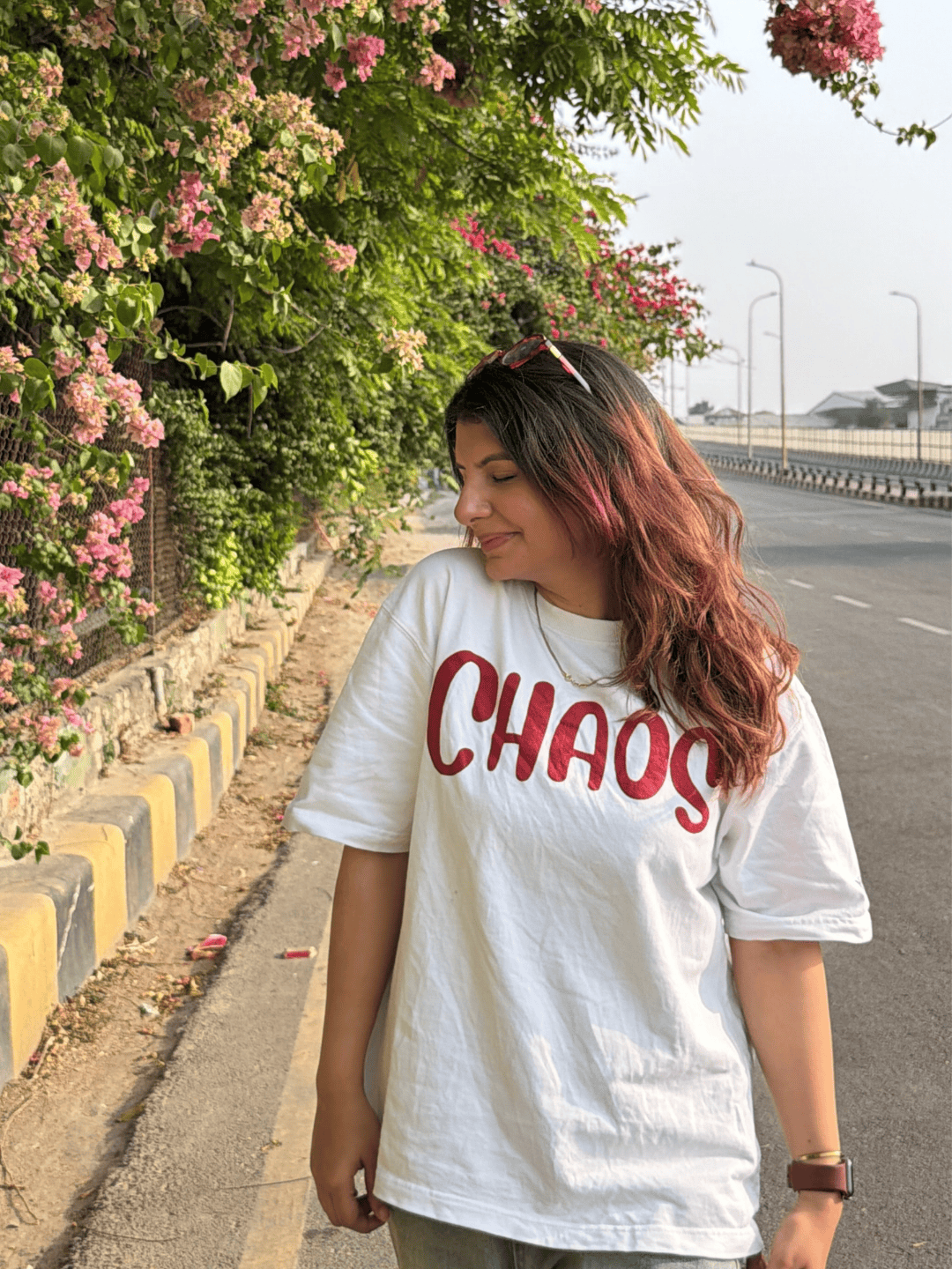 Chaos Oversized Off-White Tshirt