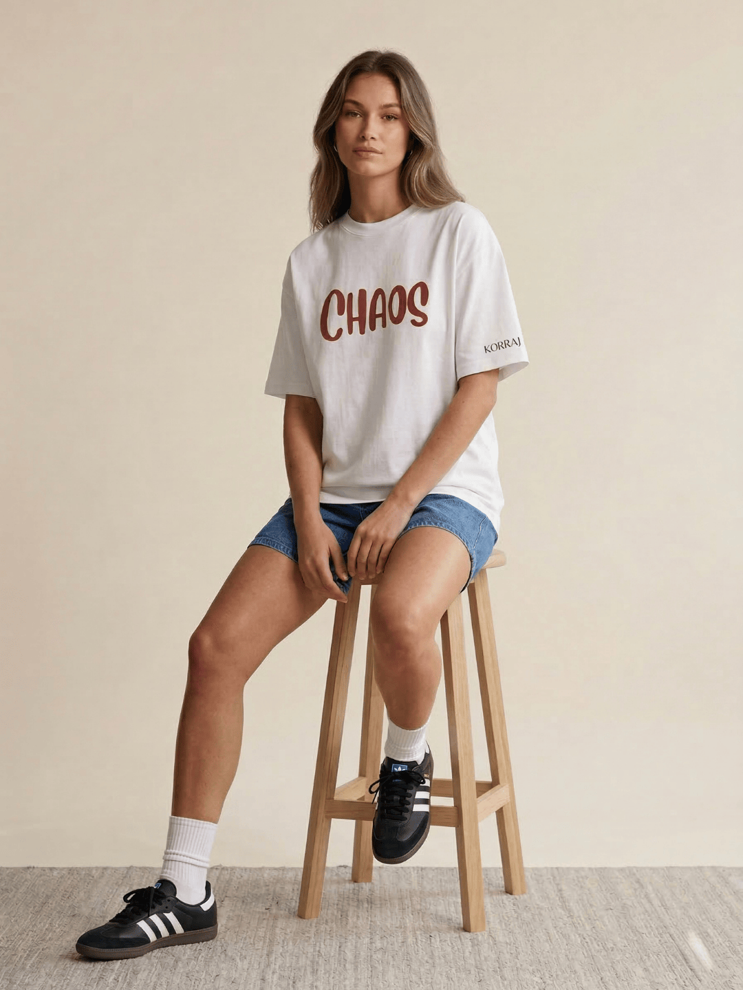 Chaos Oversized Off-White Tshirt