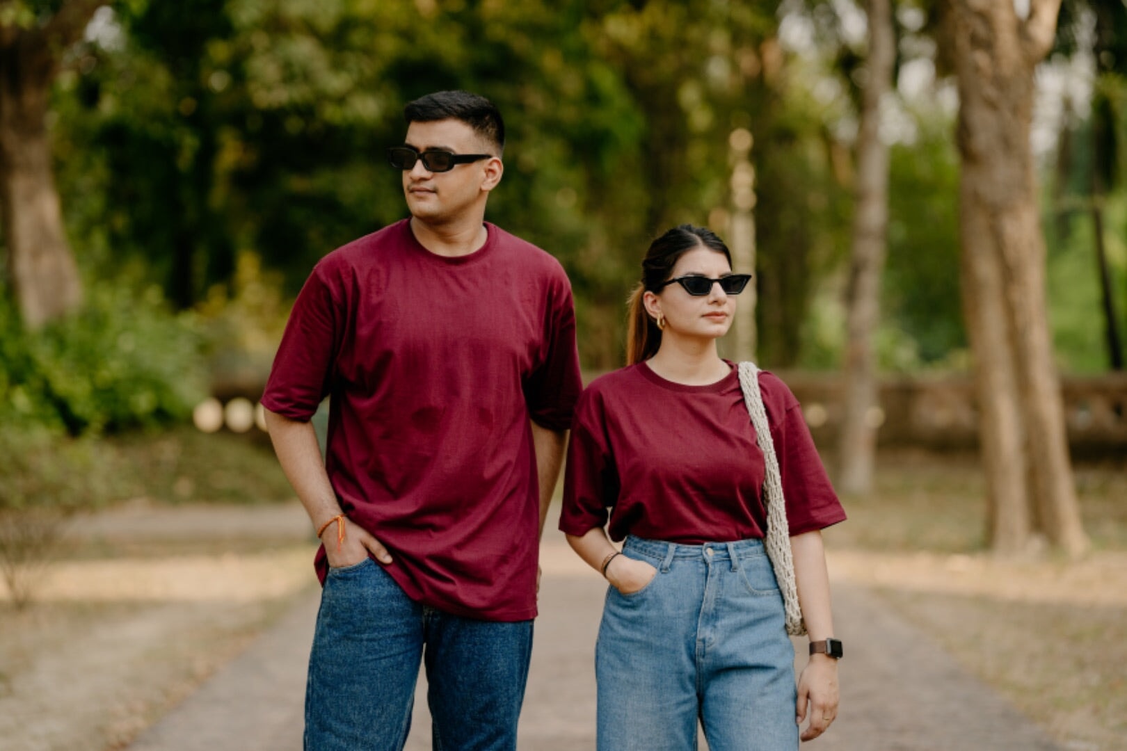 Plain | Soft Fabric | Maroon Unisex Tshirt