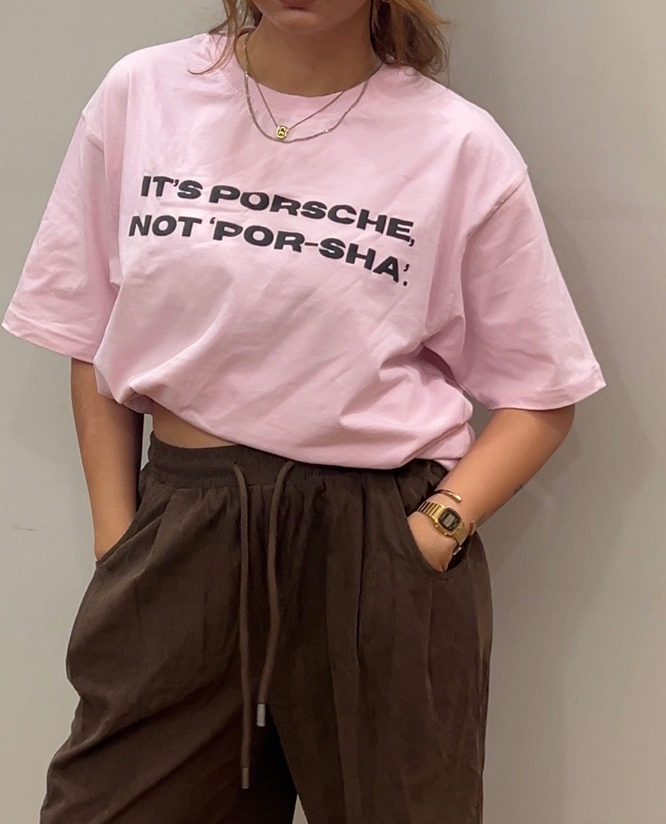 Unisex Oversized Porsche T-Shirt