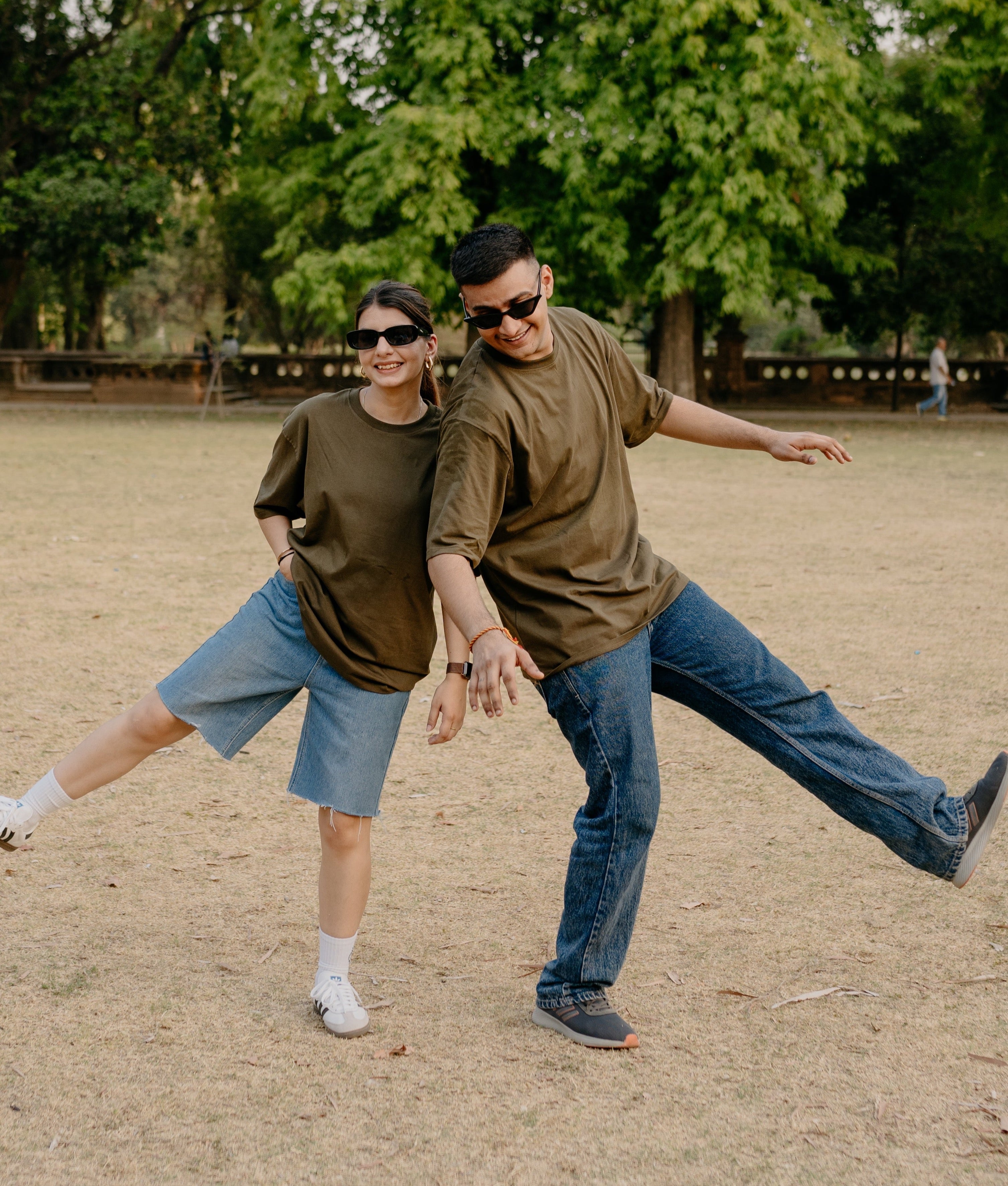 Olive Green | Plain | Oversized Unisex Tshirt