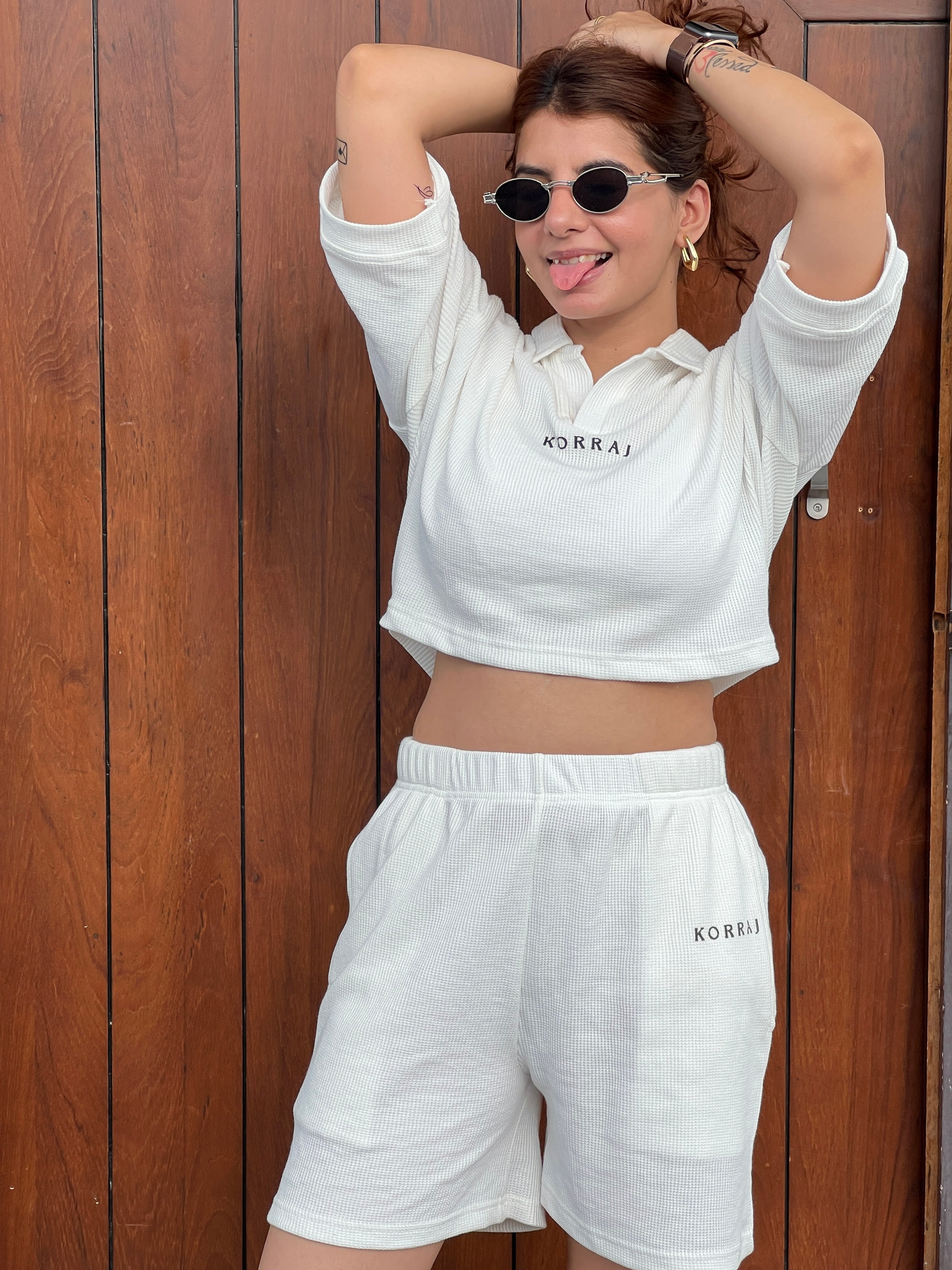 Stylish | Waffle Co-ord Set for Summer