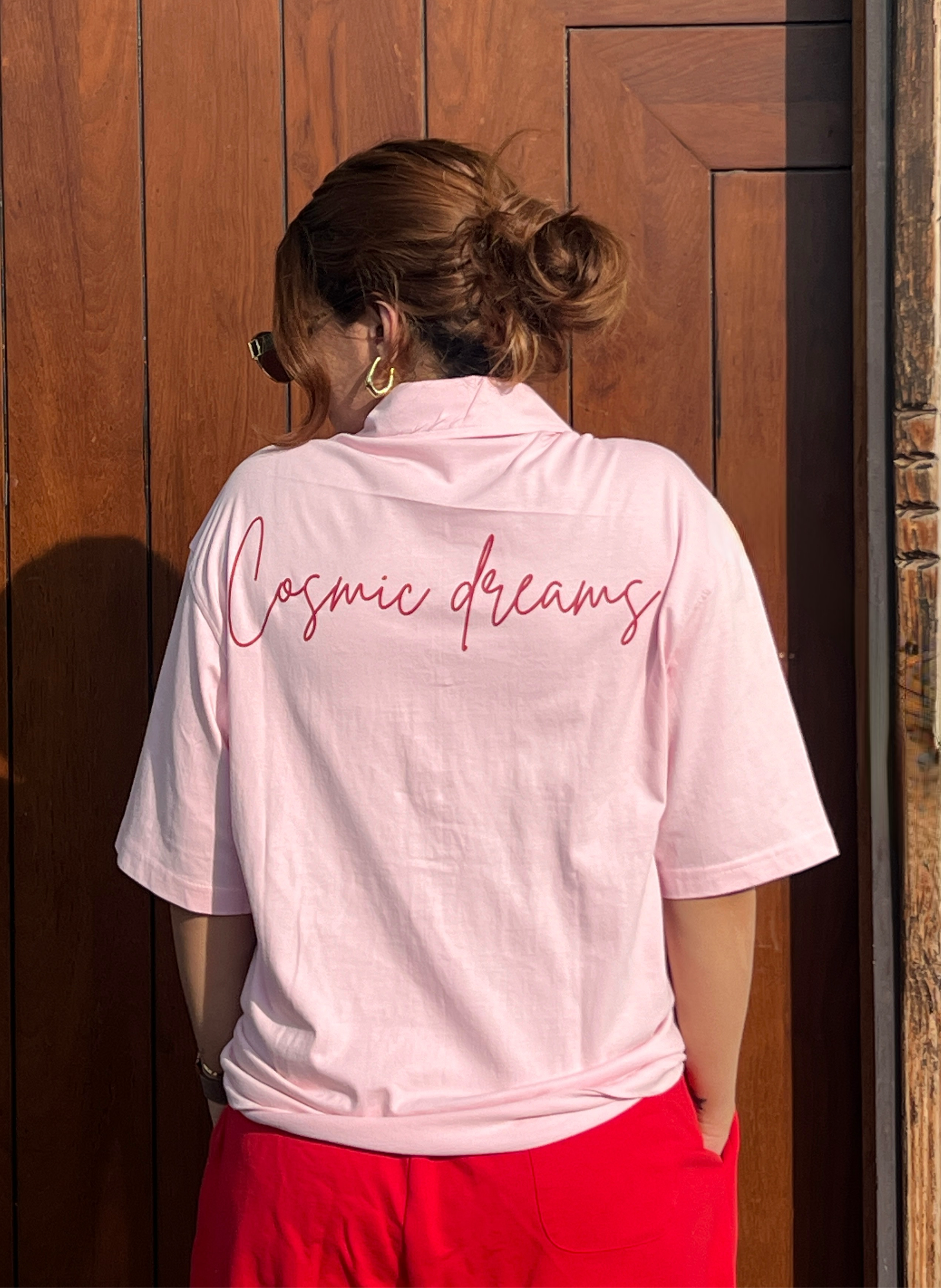 Pink | Cosmic Dreams | Unisex Oversized Shirt
