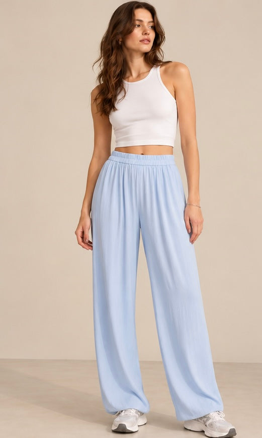 Baby Blue Baggy Pants