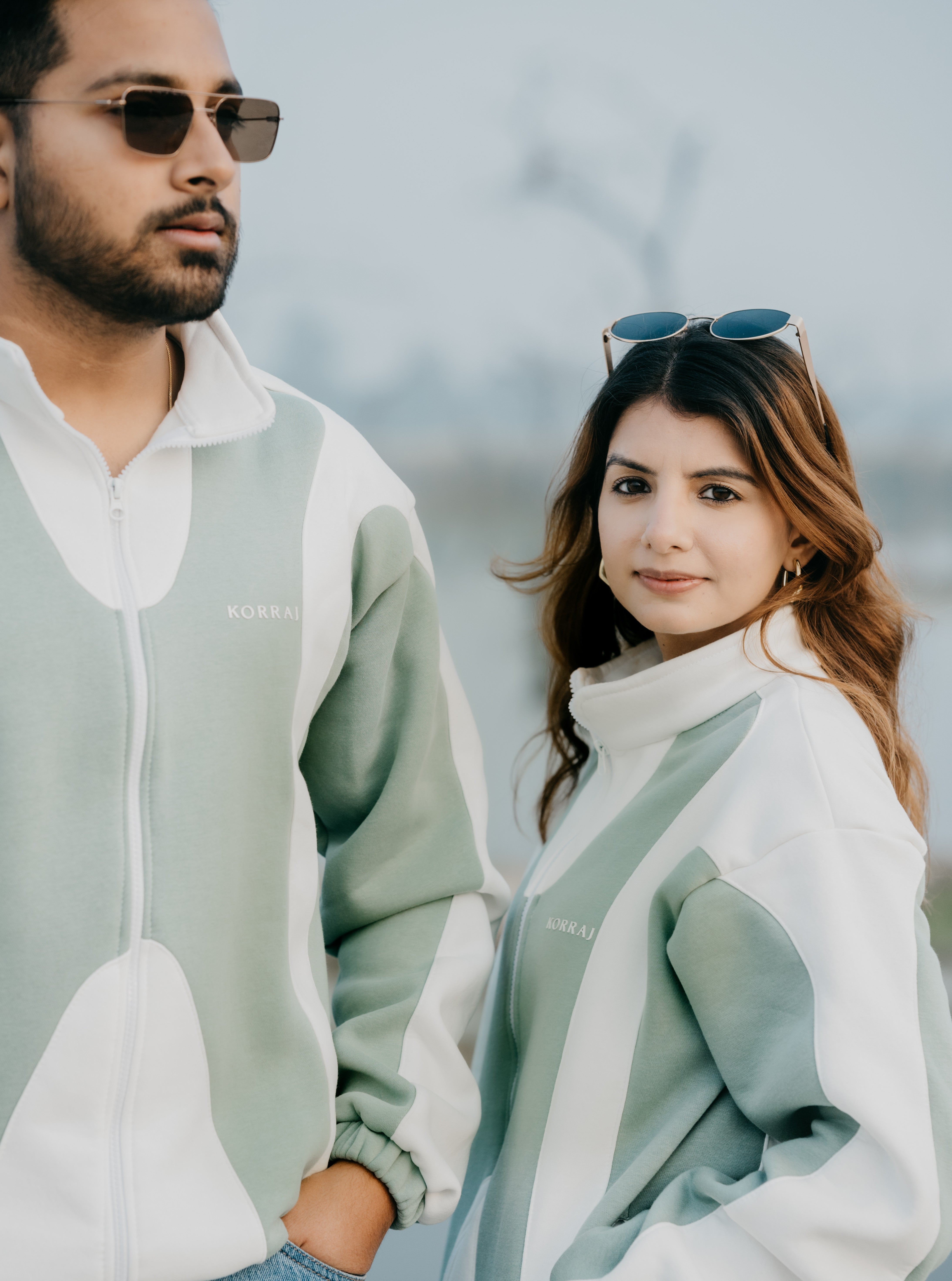 Unisex 90’s Zip up in Green - Korraj.com