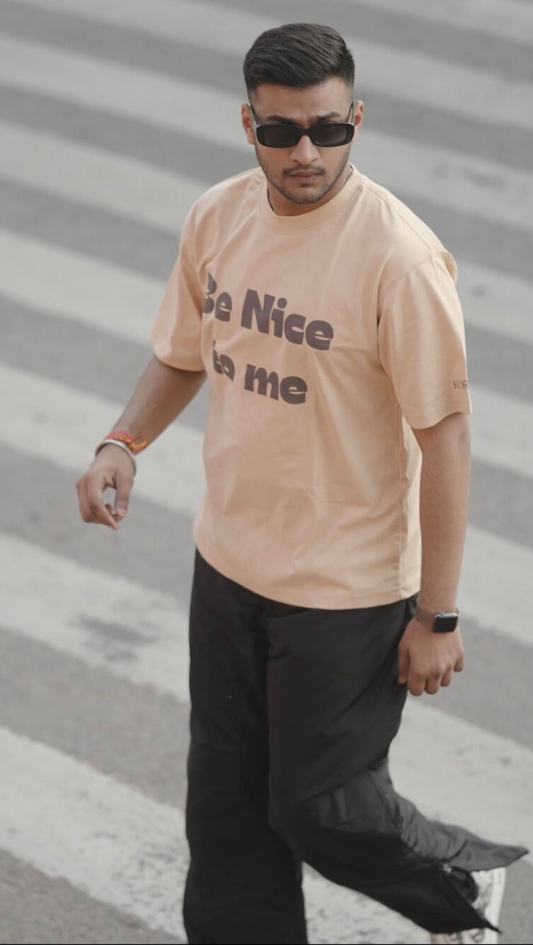 Trendy | Soft Cotton | Puff Print  Oversized  Tshirt