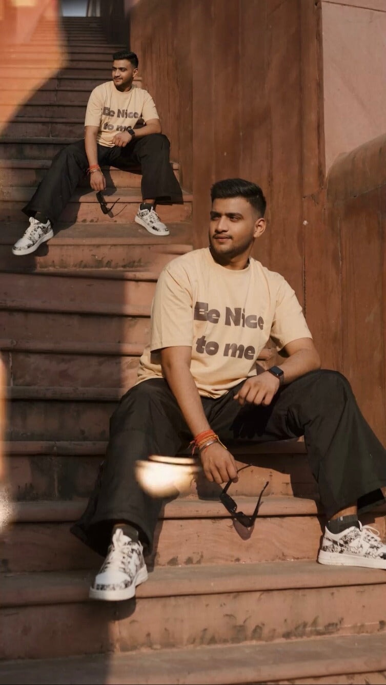 Trendy | Soft Cotton | Puff Print  Oversized  Tshirt