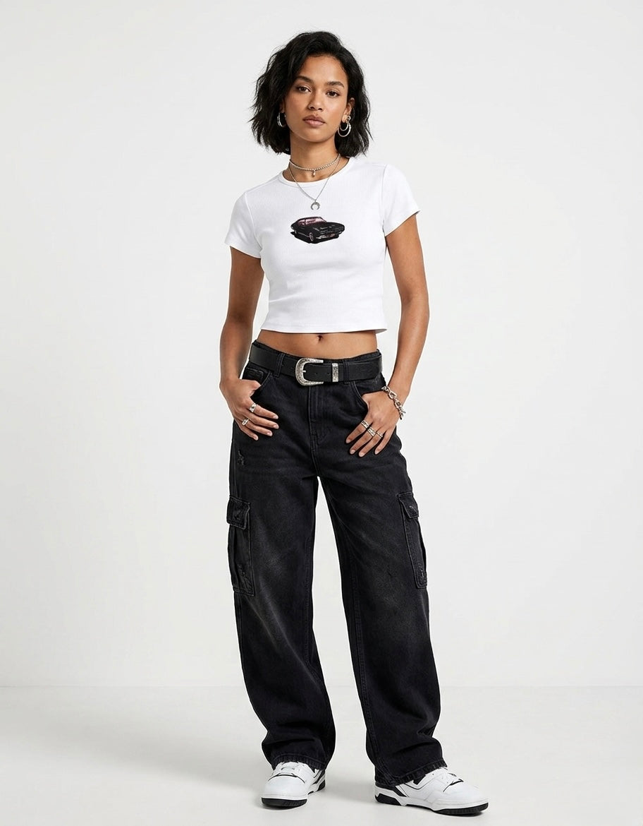 Vintage Car Baby Tee