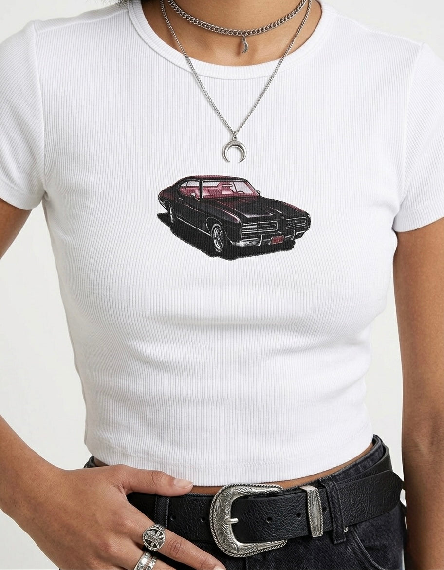Vintage Car Baby Tee