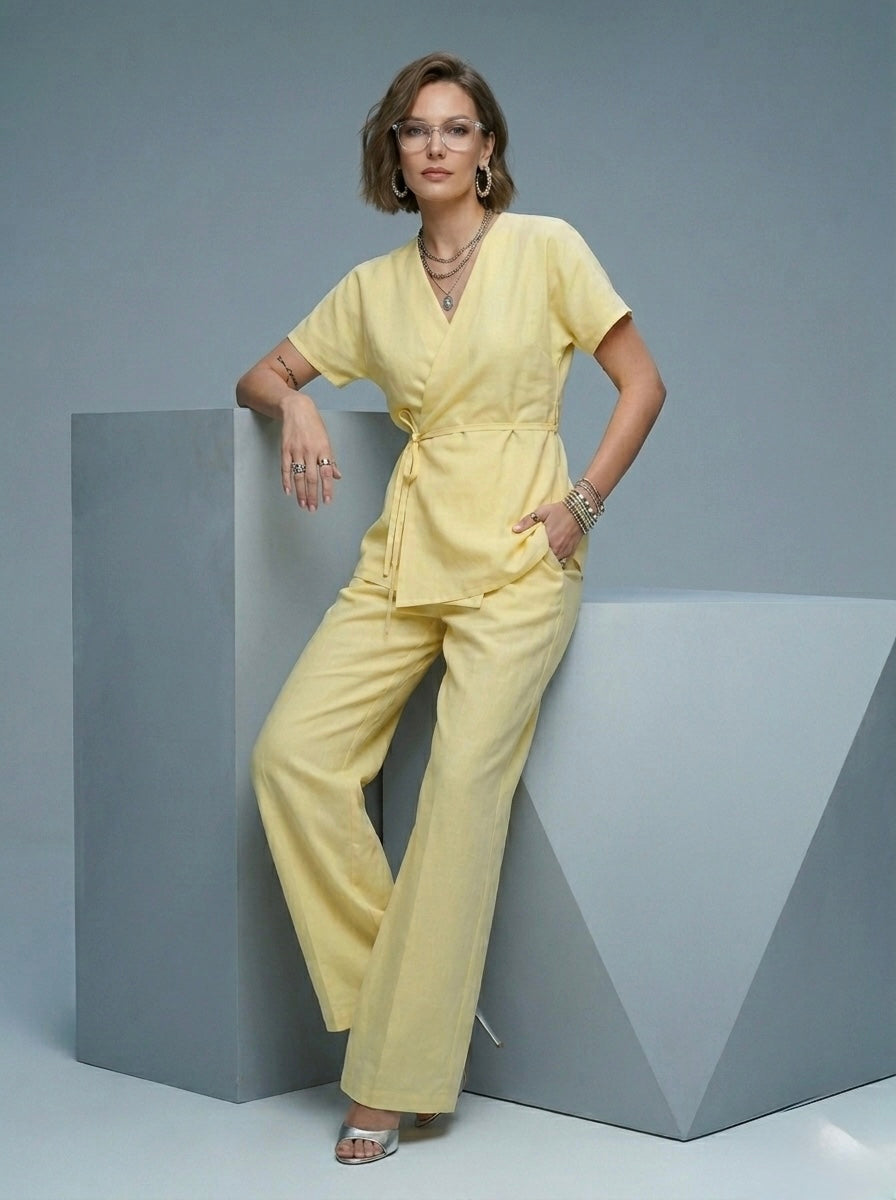 Butter Yellow Summer Co-ord Set