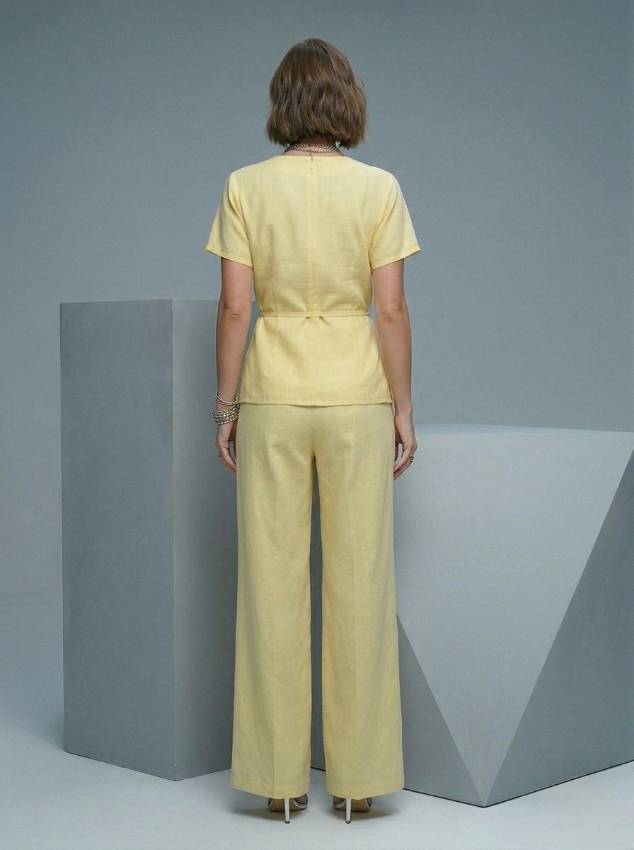 Butter Yellow Summer Co-ord Set