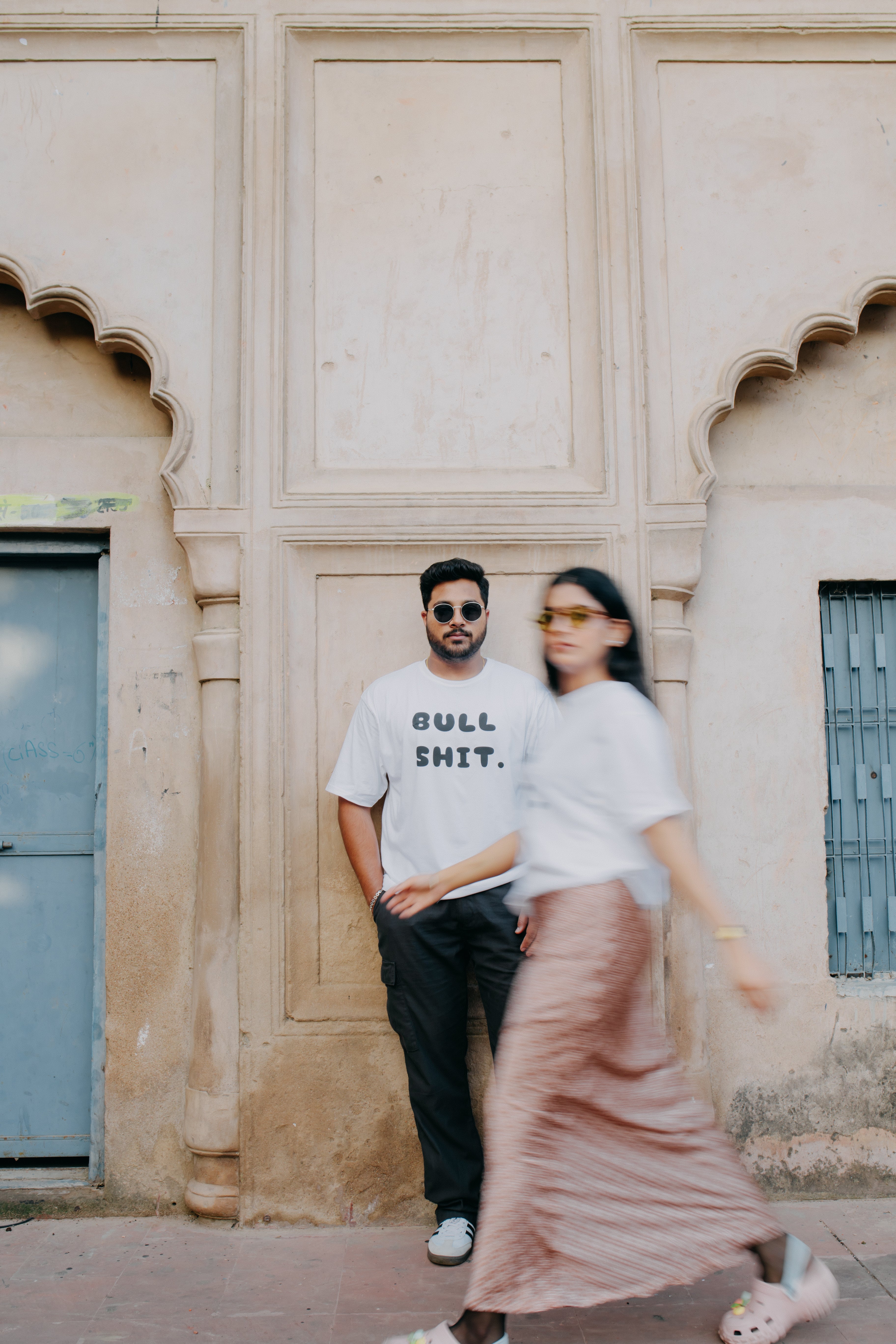 Bull Shit Unisex Oversized T-Shirt in Puff