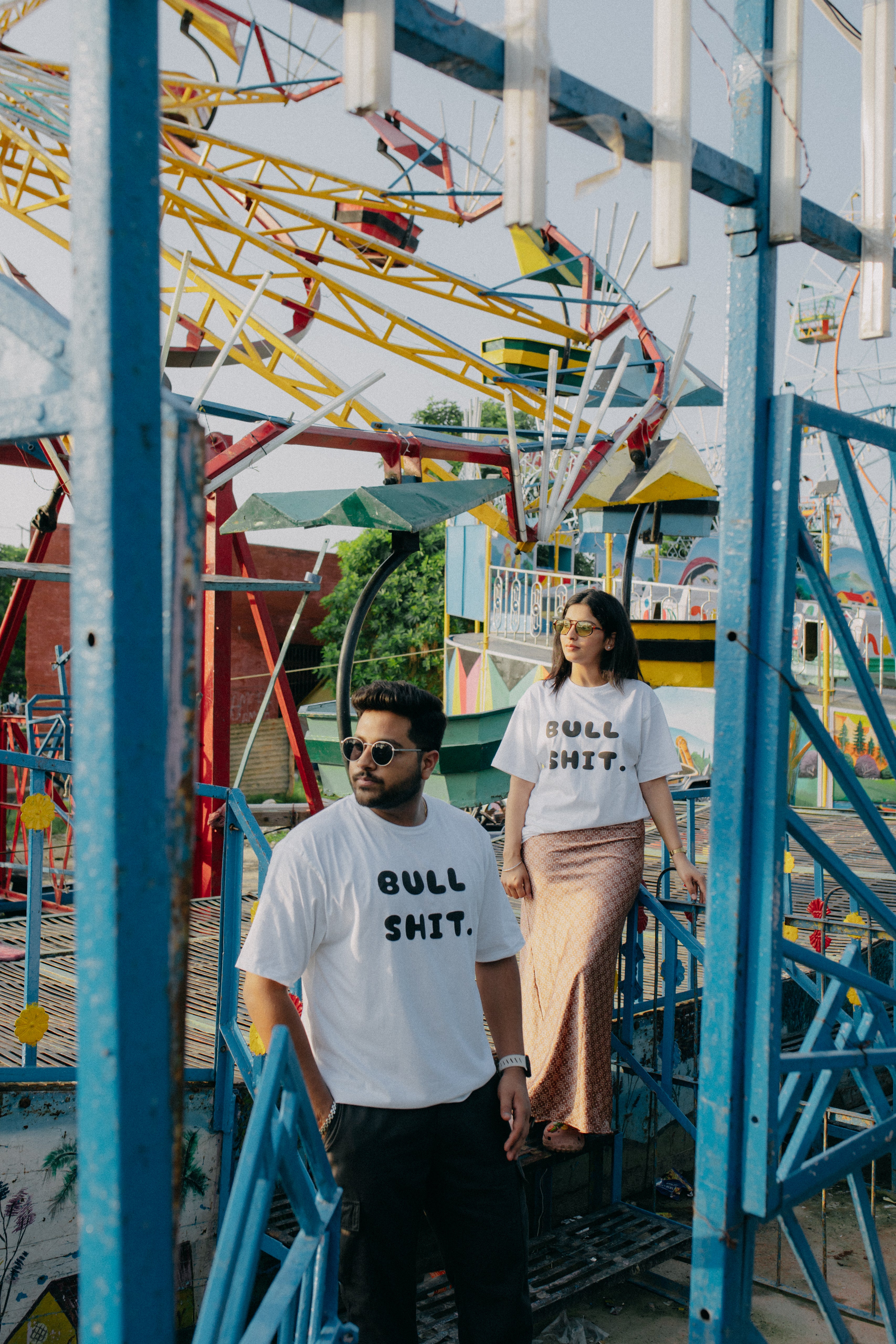 Bull Shit Unisex Oversized T-Shirt in Puff