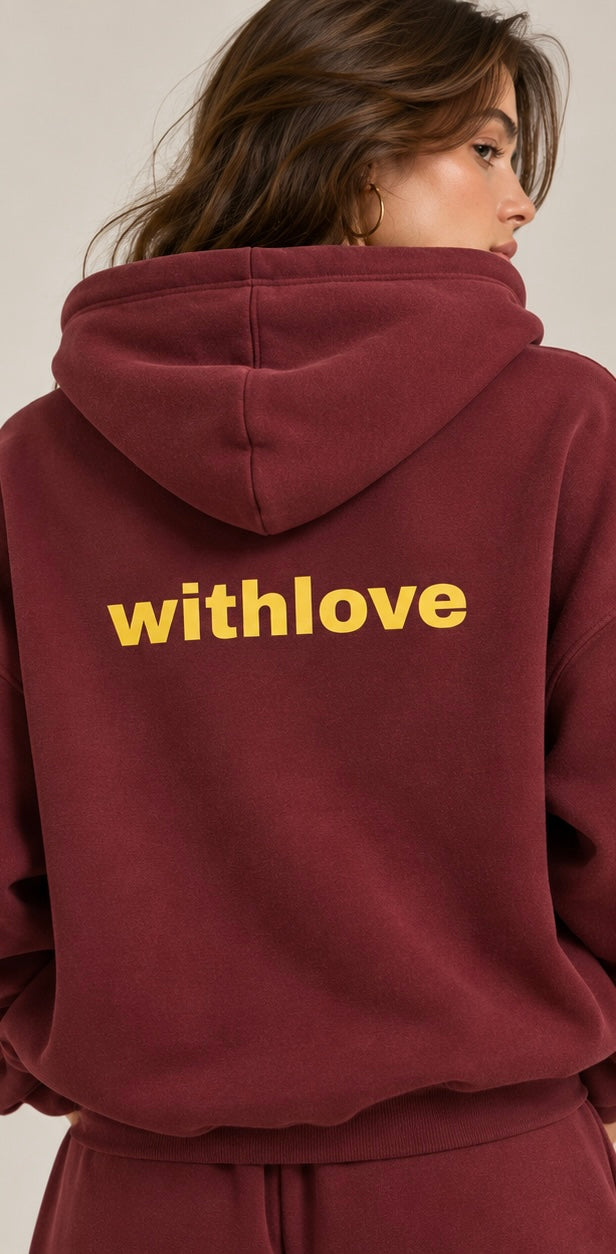 WITH LOVE REGULAR HOODIE