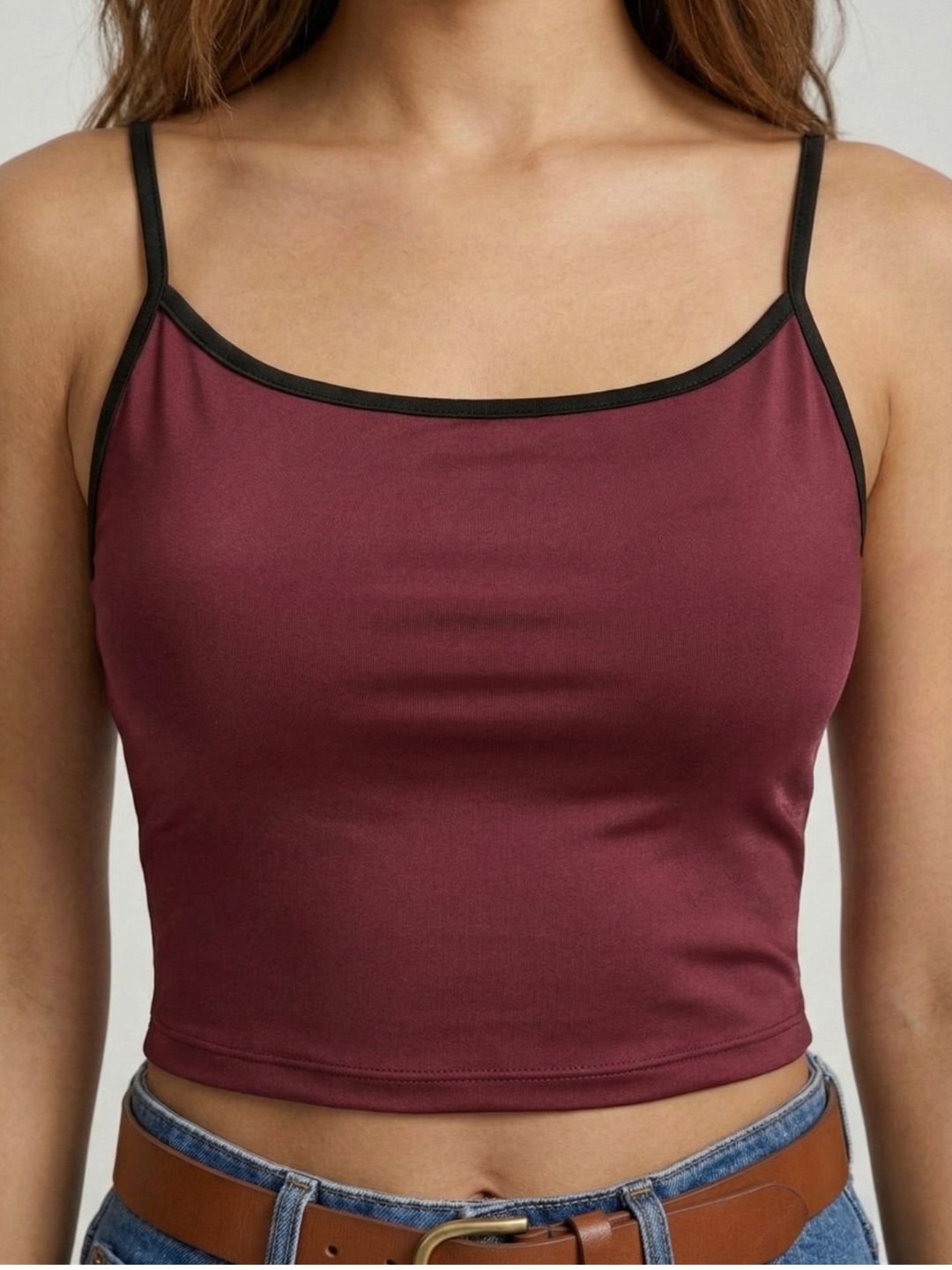 Women Fitted Crop Top
