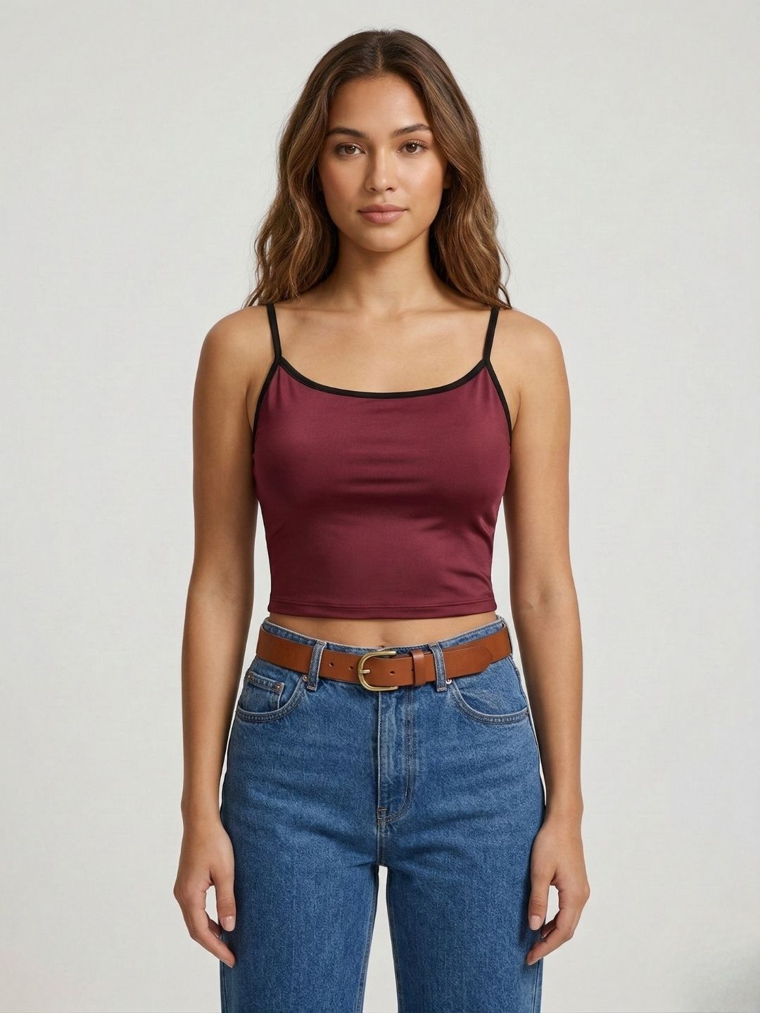 Women Fitted Crop Top