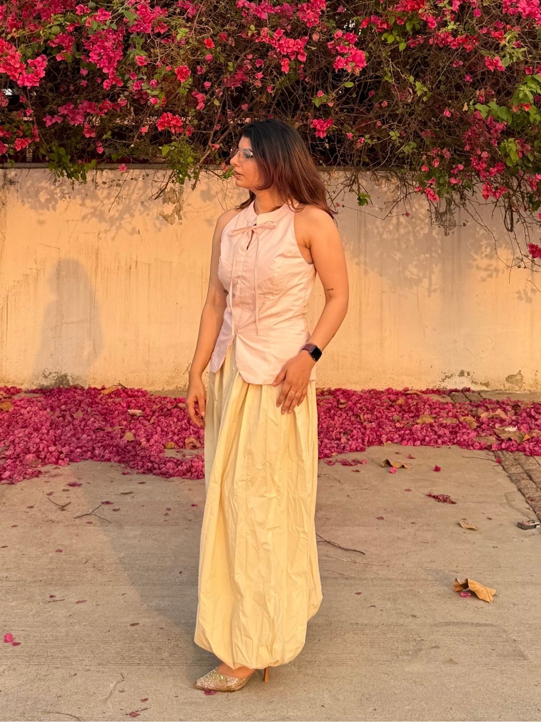 Women High Rise Balloon Trouser