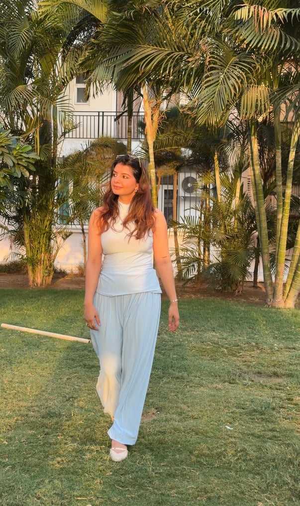 Baby Blue Summer Co-ord Set