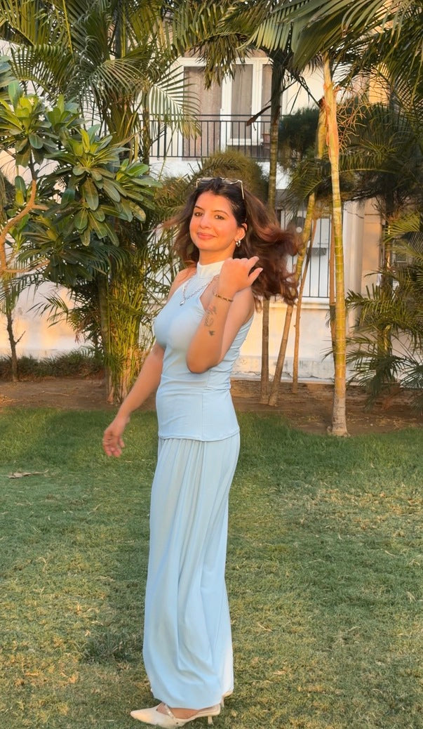 Baby Blue Summer Co-ord Set