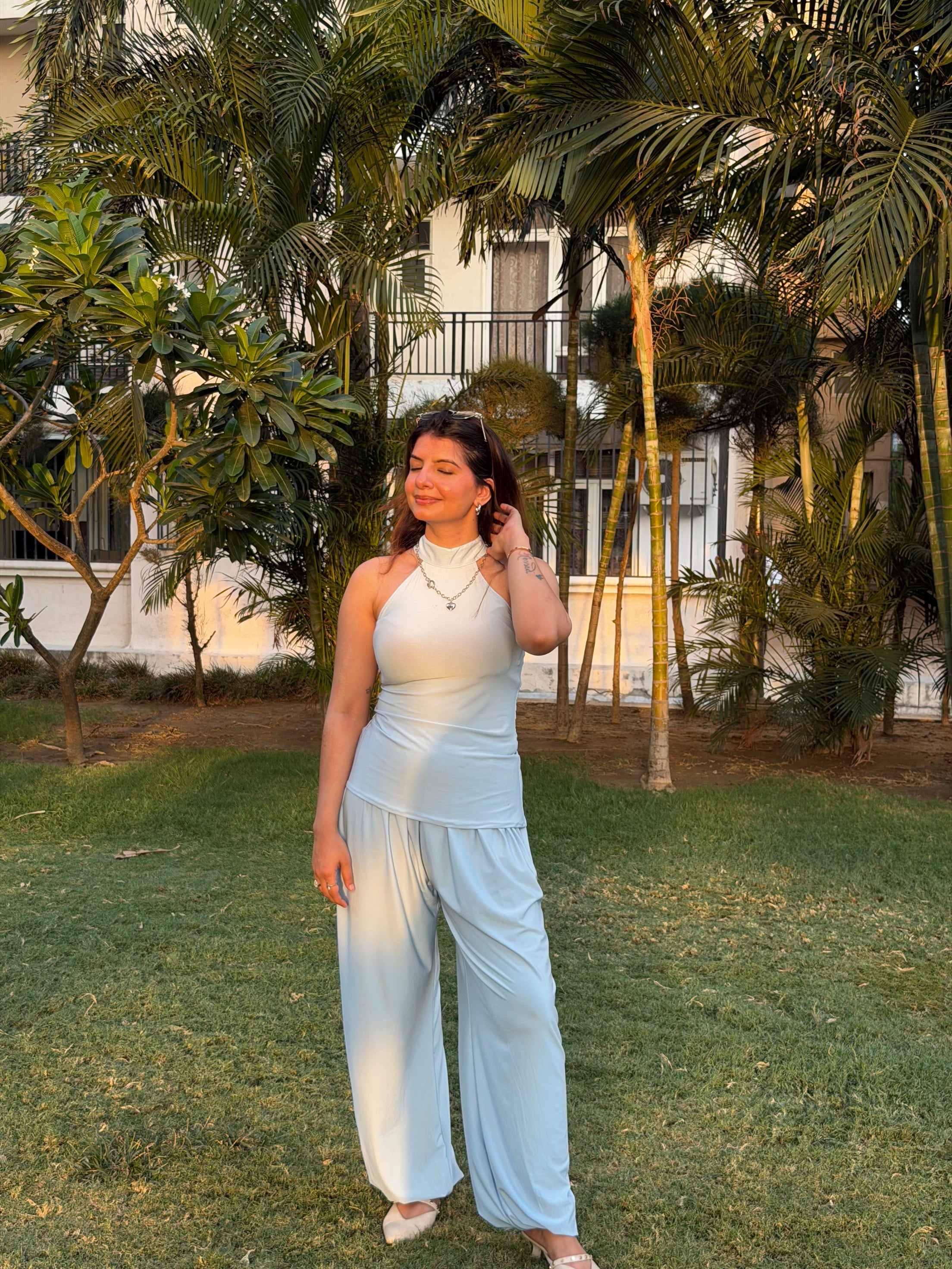 Baby Blue Summer Co-ord Set