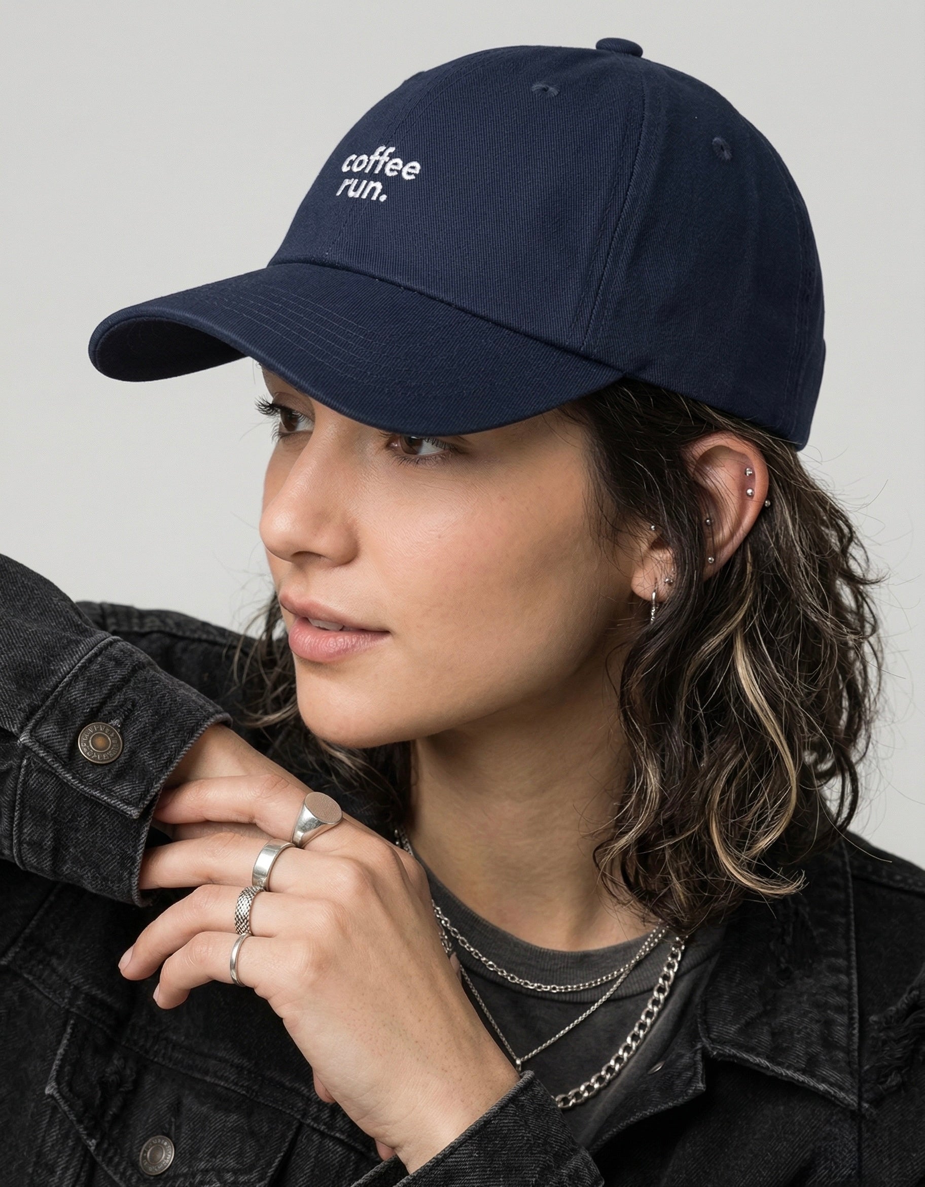 Coffee Run Navy Cap