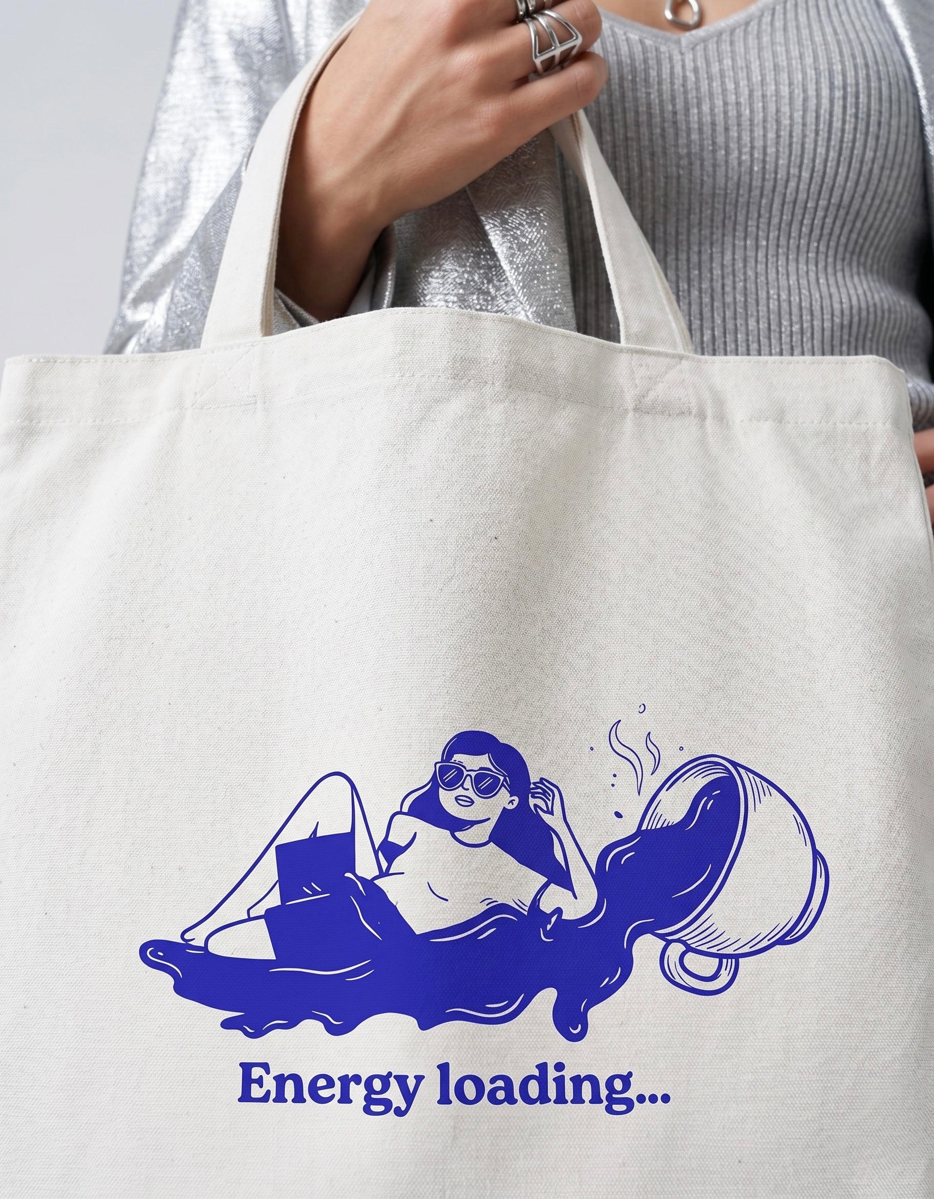 Energy Loading Non Zipper Tote Bag