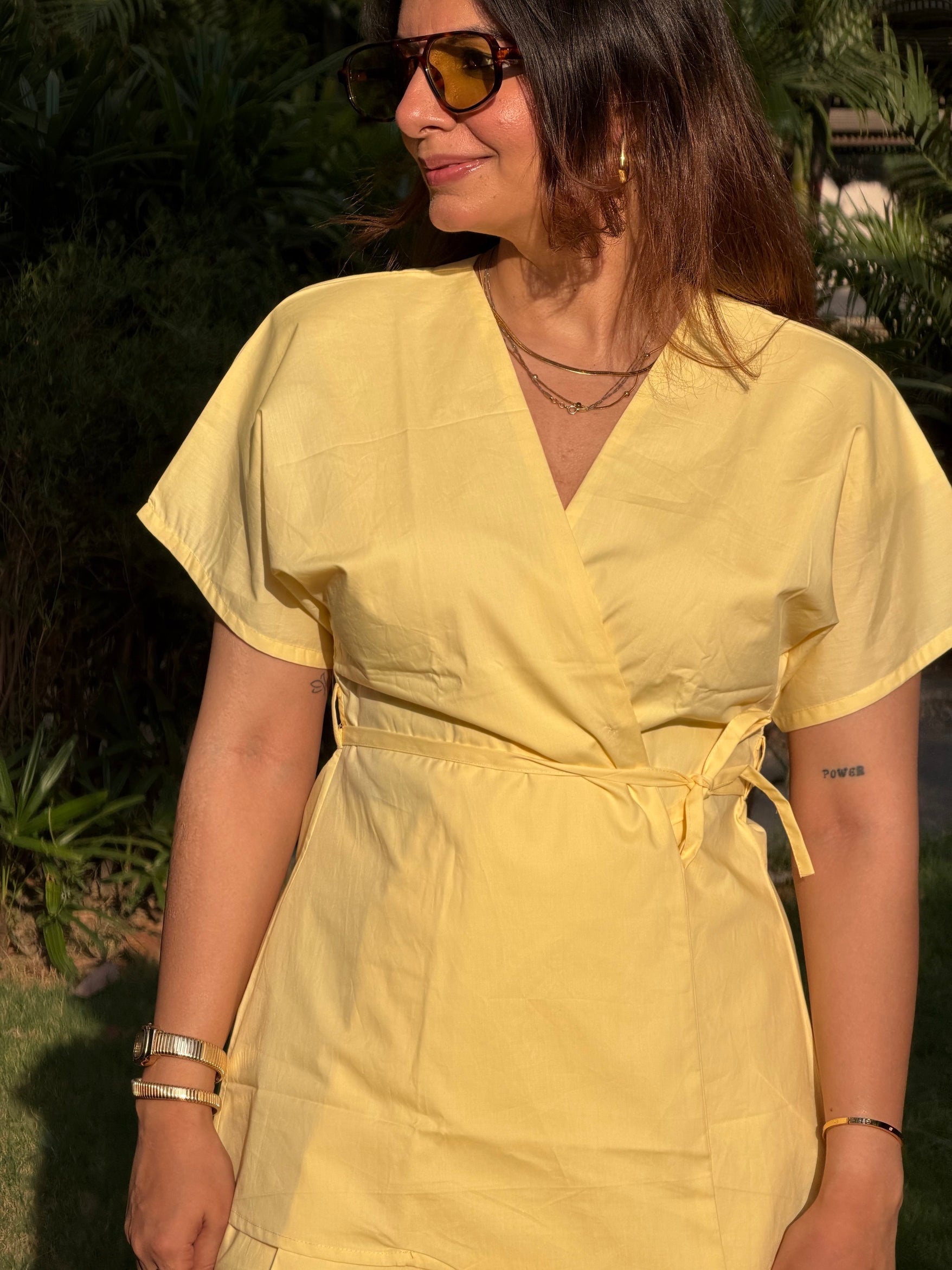 Butter Yellow Summer Co-ord Set
